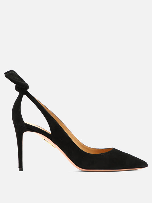 Pumps 100% suede - 100% leather  Black - Aquazzura Women | PDP | VIETTI Online Store 
