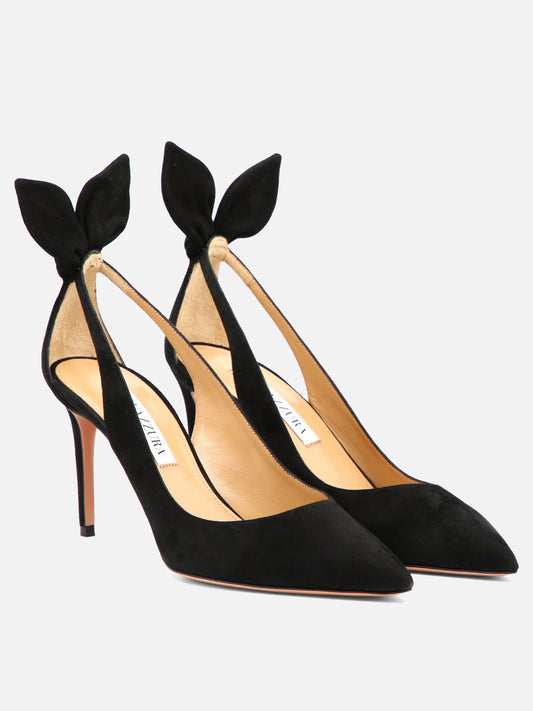 Pumps 100% suede - 100% leather  Black - Aquazzura Women | PDP | VIETTI Online Store | 2
