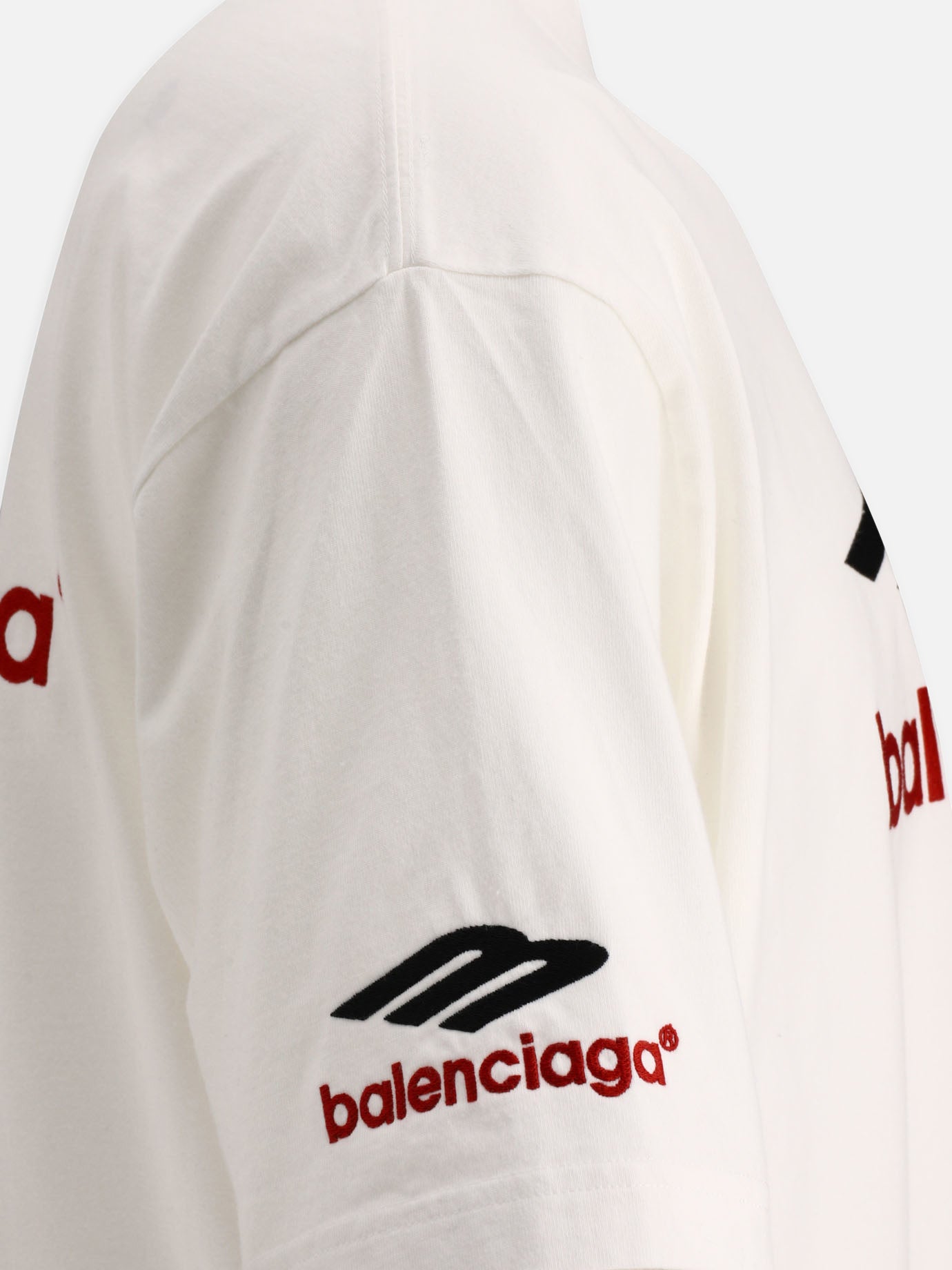 Crewneck t-shirts 100% cotton  White - Balenciaga Men | PDP | VIETTI Online Store | Zoom-Modal_4
