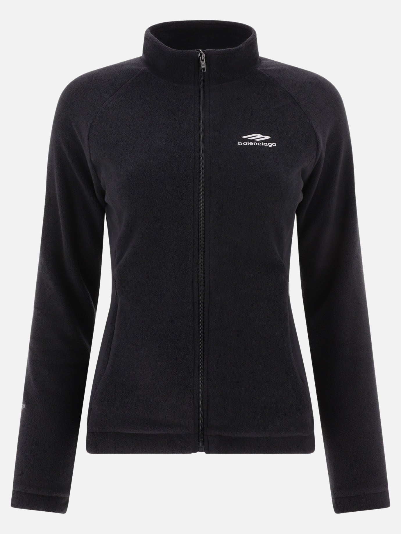 Full zip sweatshirts 100% polyester  Black - Balenciaga Women | PDP | VIETTI Online Store | Zoom-Modal
