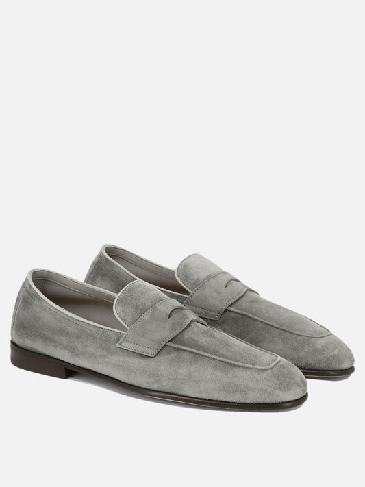 Loafers 100% suede - 100% leather  Grey - Brunello Cucinelli Men | PLP | VIETTI Online Store | 2
