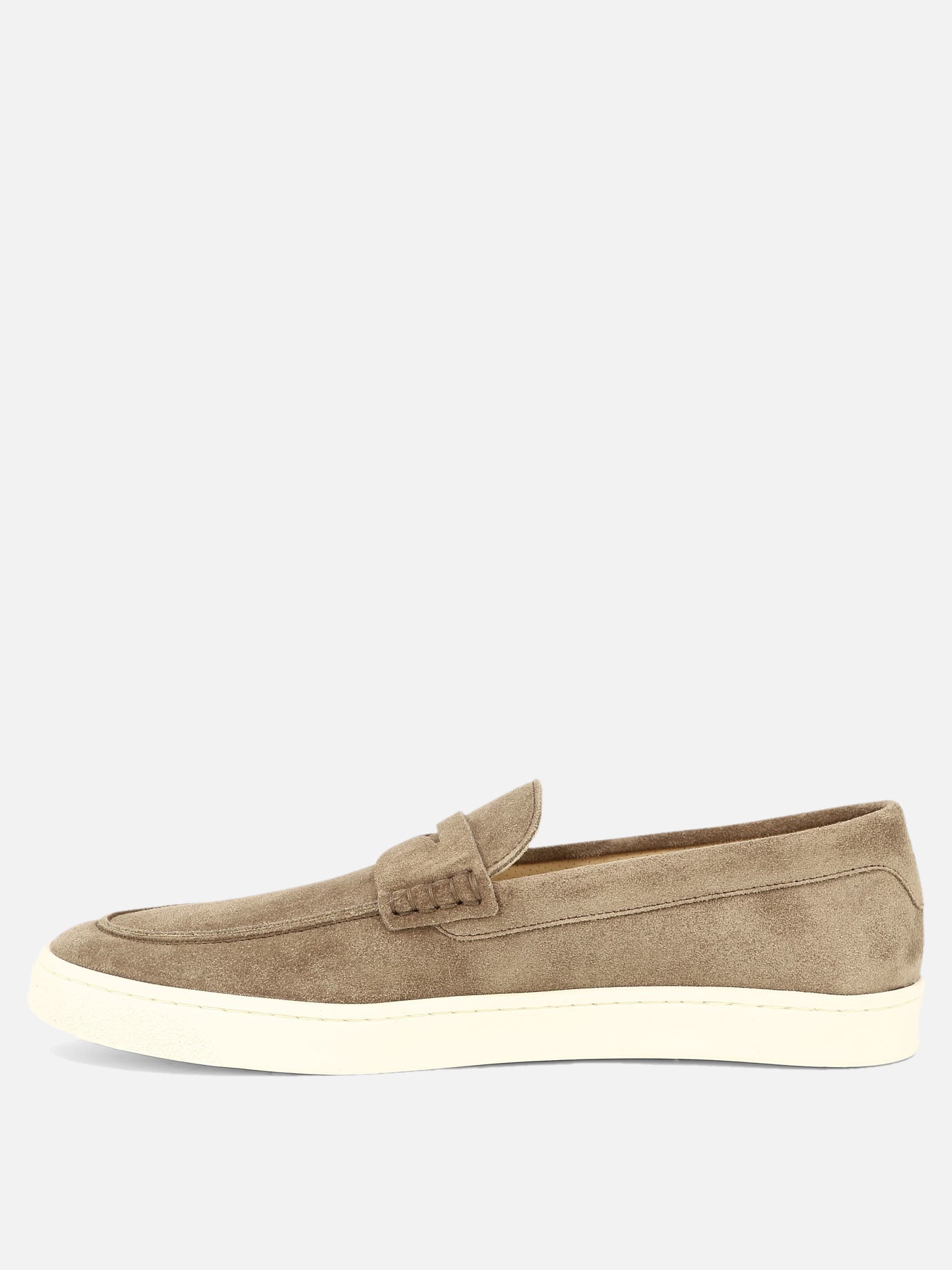 Loafers 100% suede - 100% rubber  Beige - Brunello Cucinelli Men | PDP | VIETTI Online Store | thumbnail_3