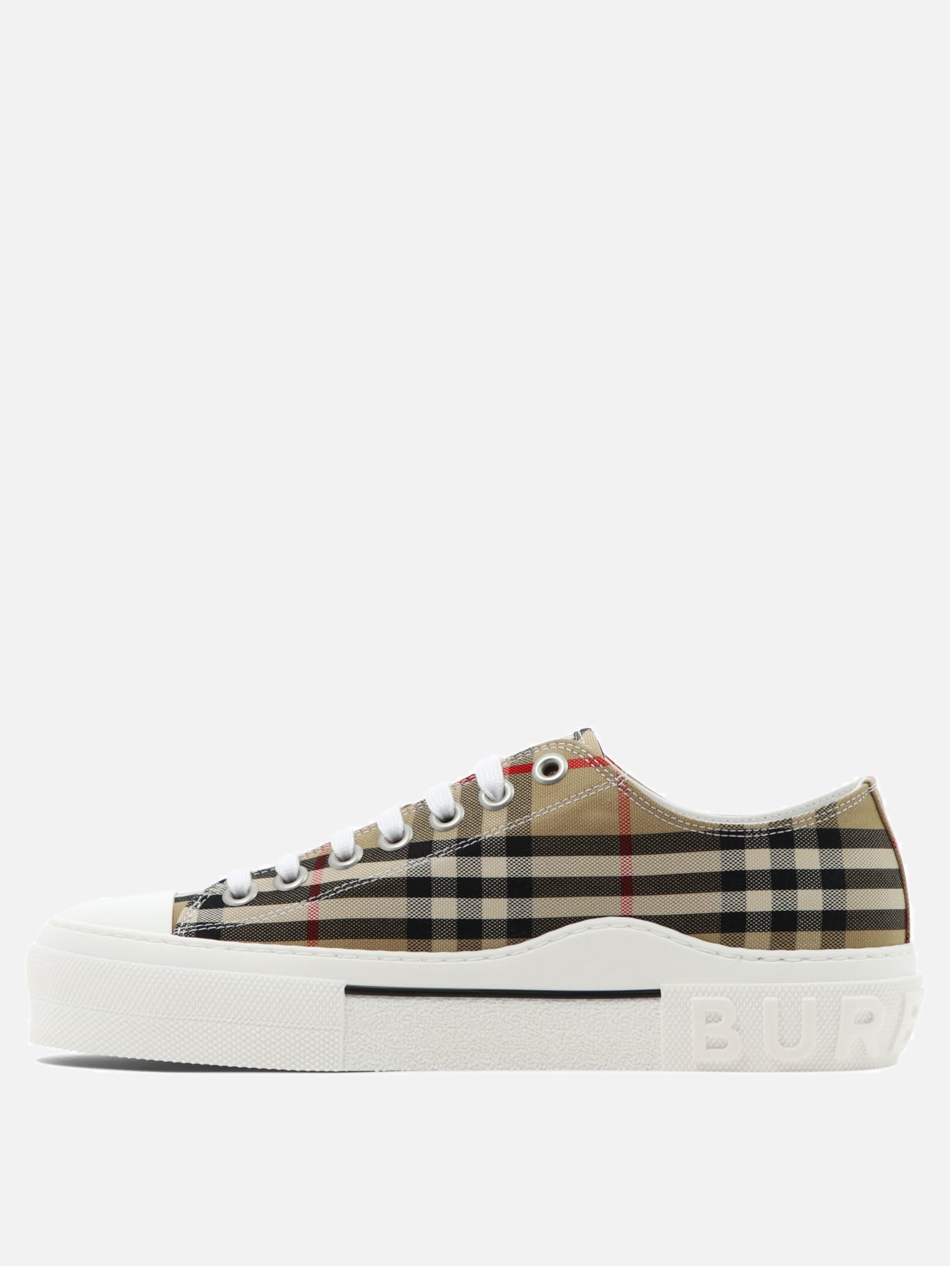 Low top sneakers 100% cotton - 100% rubber  Beige - Burberry Men | PDP | VIETTI Online Store | Zoom-Modal_3
