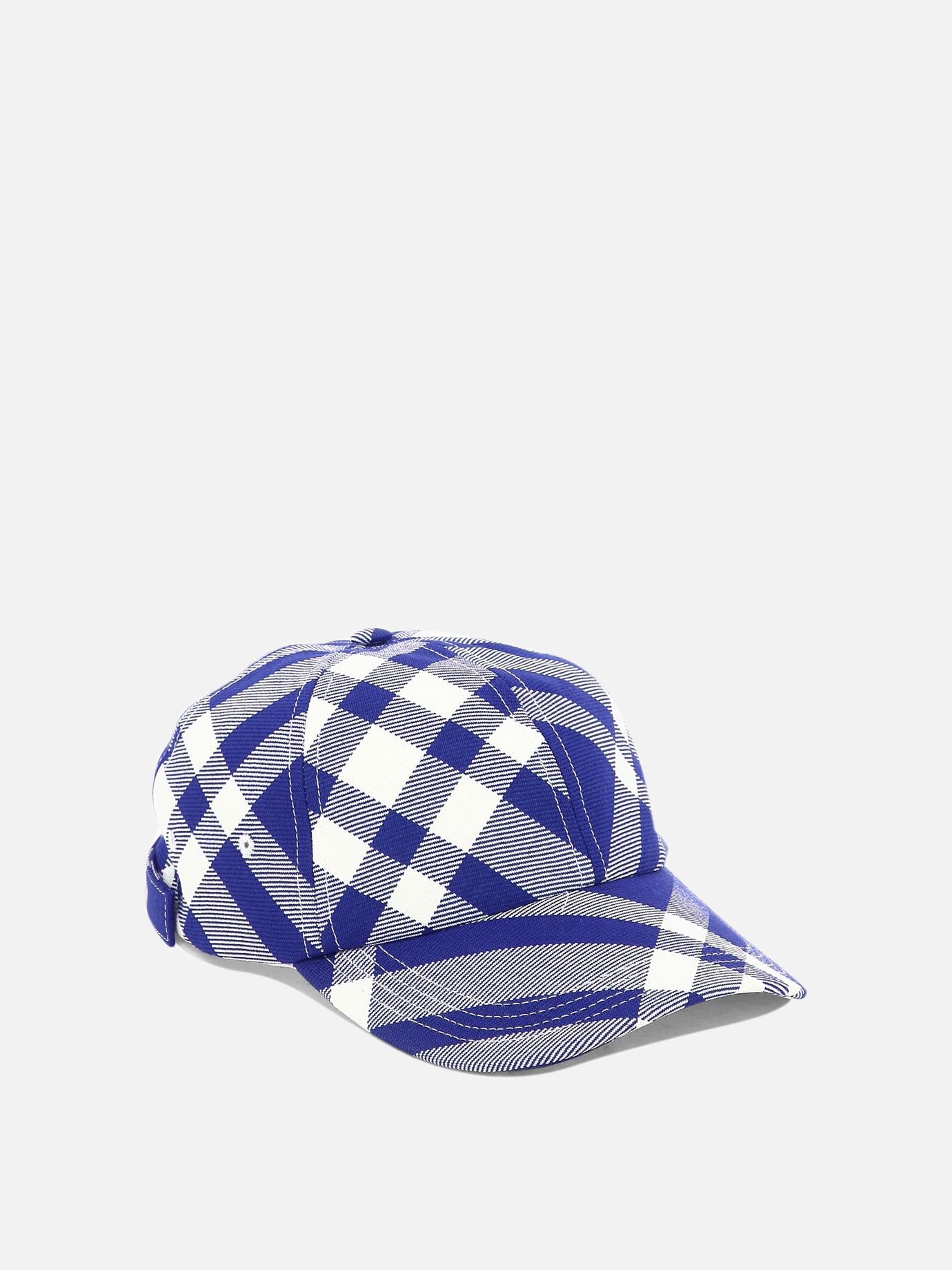 Baseball caps 67% polyester 33% wool  Blue - Burberry Women | PDP | VIETTI Online Store | thumbnail_2