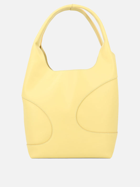 Hobo bag with cut-out detailing