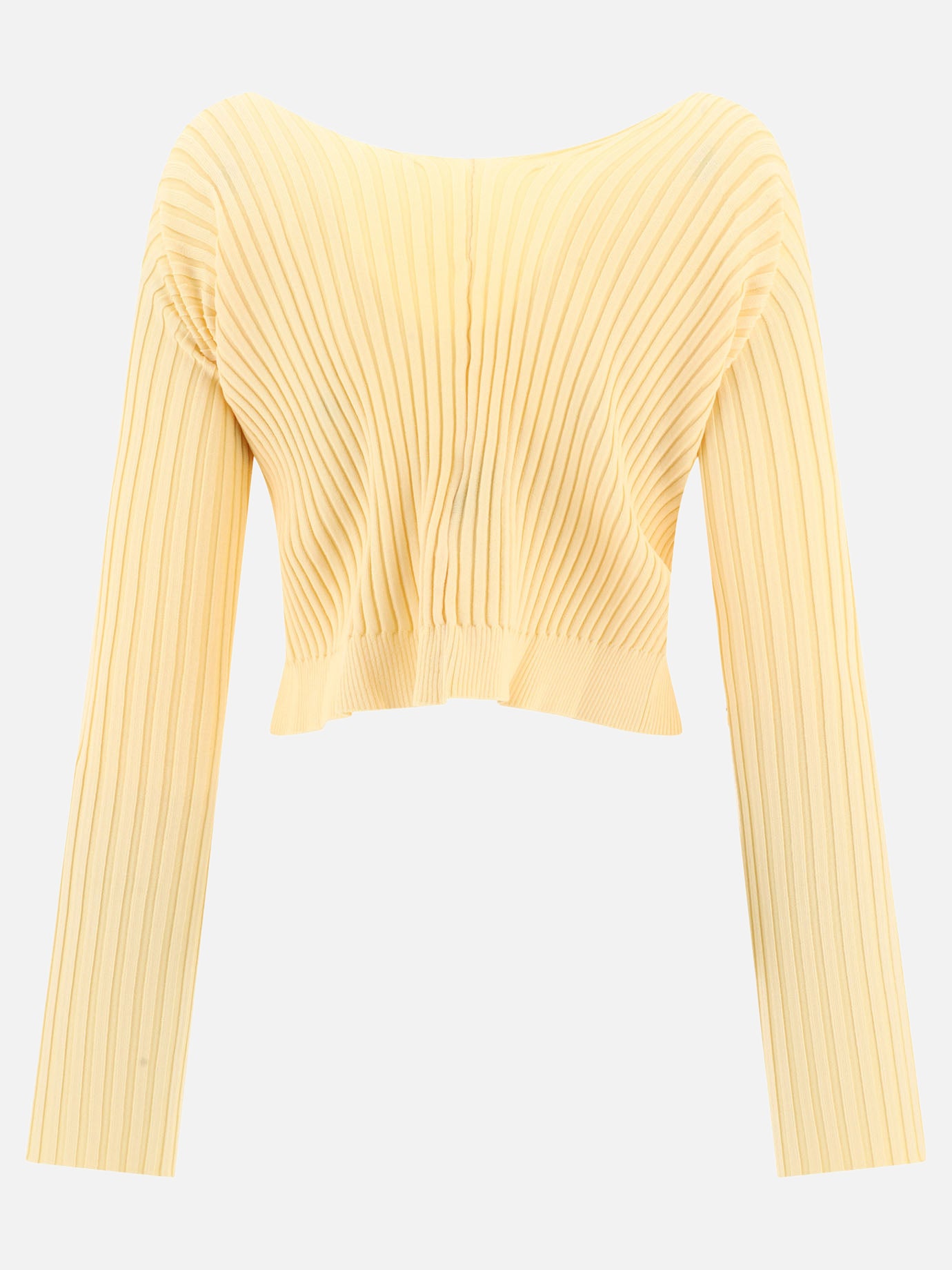 Cardigans 223KN500  Yellow - Jacquemus Women | PDP | VIETTI Online Store | thumbnail_2
