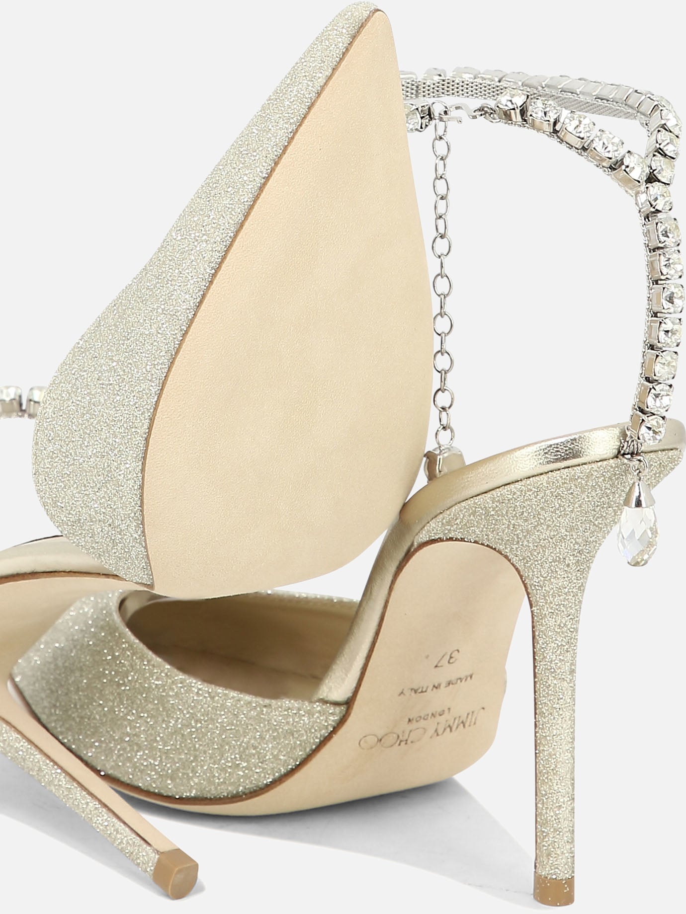 Pumps 100% polyester - 100% leather  Silver - Jimmy Choo Women | PDP | VIETTI Online Store | thumbnail_5