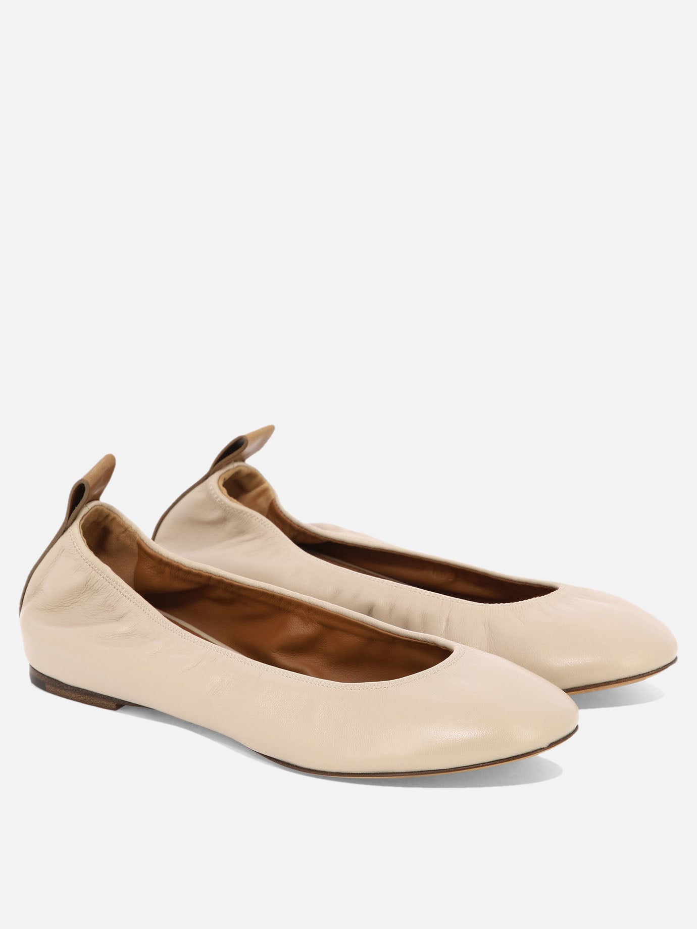 Nappa ballet flats