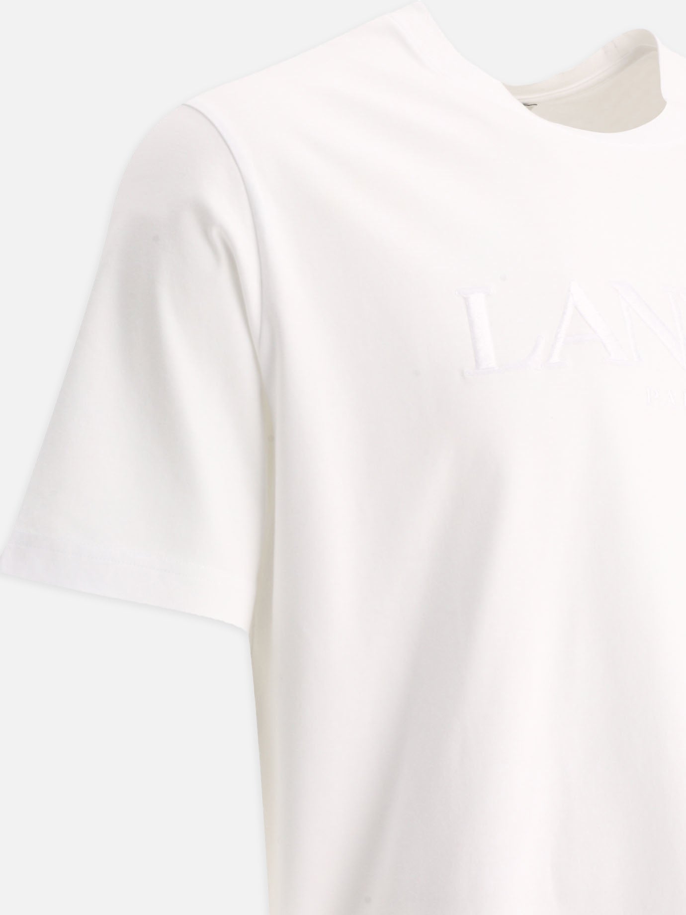 Crewneck t-shirts 100% cotton  White - Lanvin Men | PDP | VIETTI Online Store | Zoom-Modal_4
