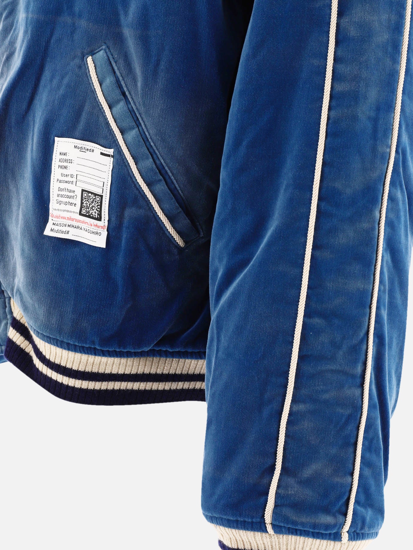 Bomber jackets 100% cotton  Blue - Maison Mihara Yasuhiro Men | PDP | VIETTI Online Store | thumbnail_4