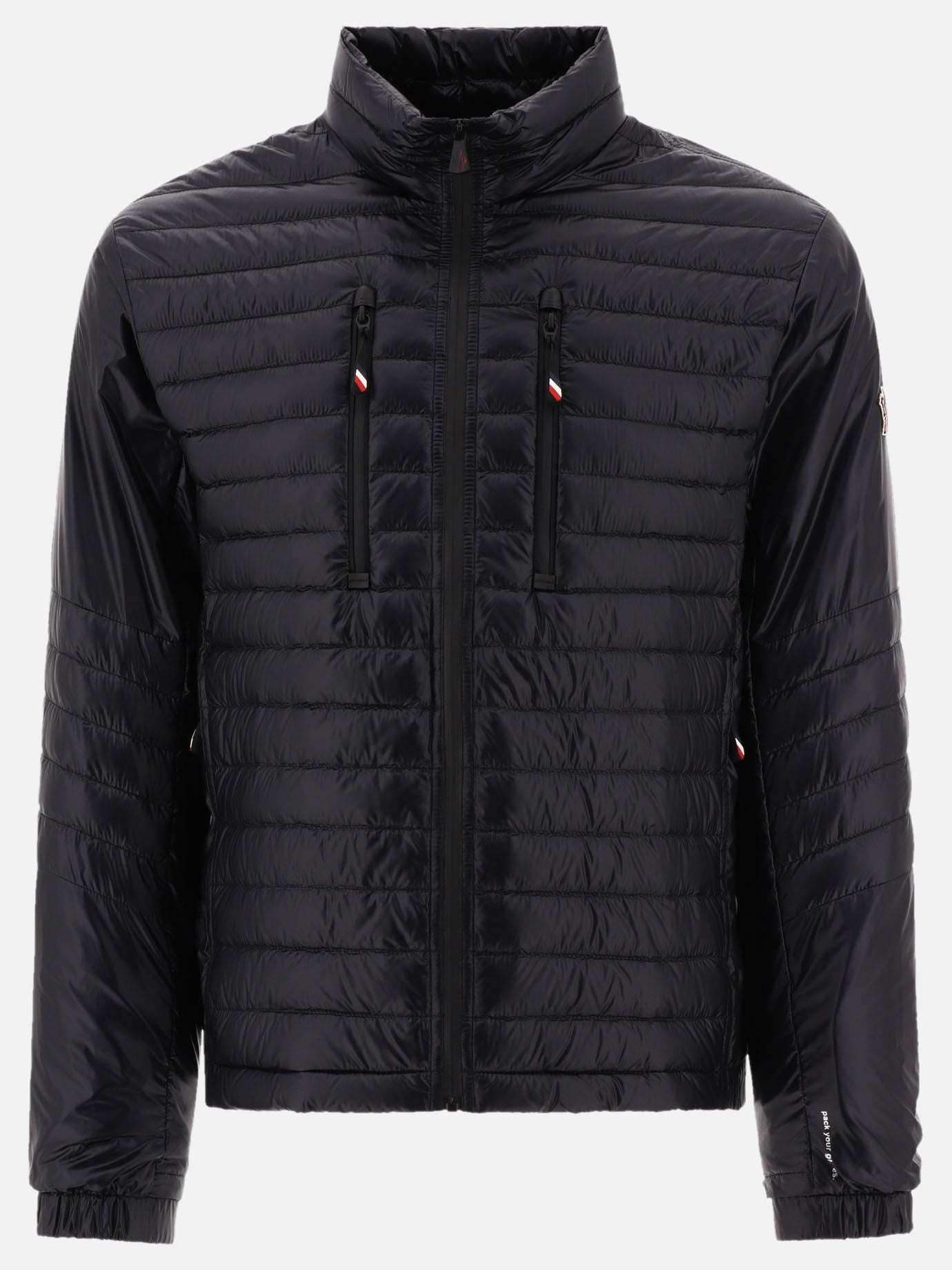 Down jackets 75% polyamide 25% elastane - Padding: down and feathers  Black - Moncler Grenoble Men | PDP | VIETTI Online Store | Zoom-Modal

