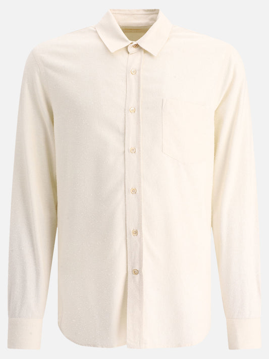 Raw silk classic shirt