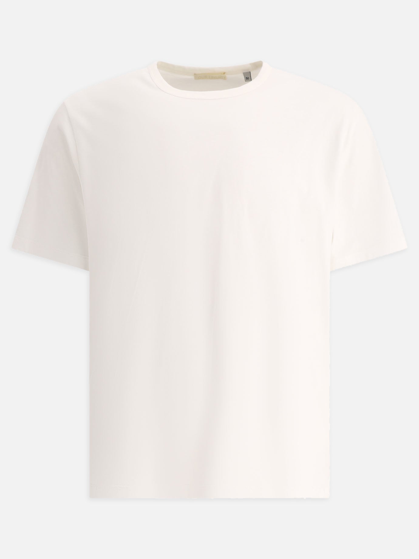 Crewneck t-shirts Solid colour  White - Our Legacy Men | PDP | VIETTI Online Store | thumbnail