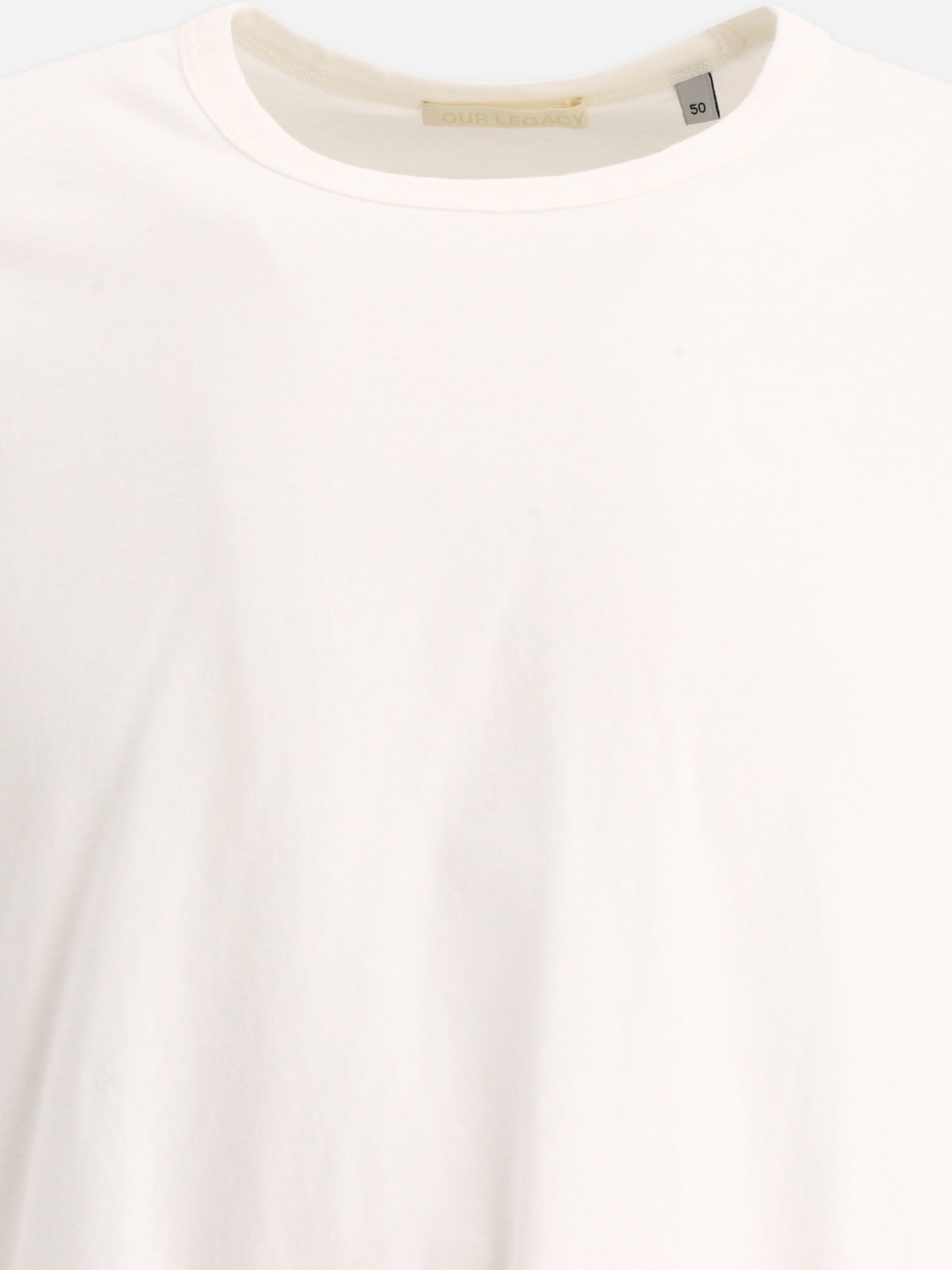 Crewneck t-shirts Solid colour  White - Our Legacy Men | PDP | VIETTI Online Store | thumbnail_3