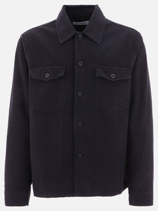 Overshirt jackets 100% cotton  Black - Our Legacy Men | PLP | VIETTI Online Store 
