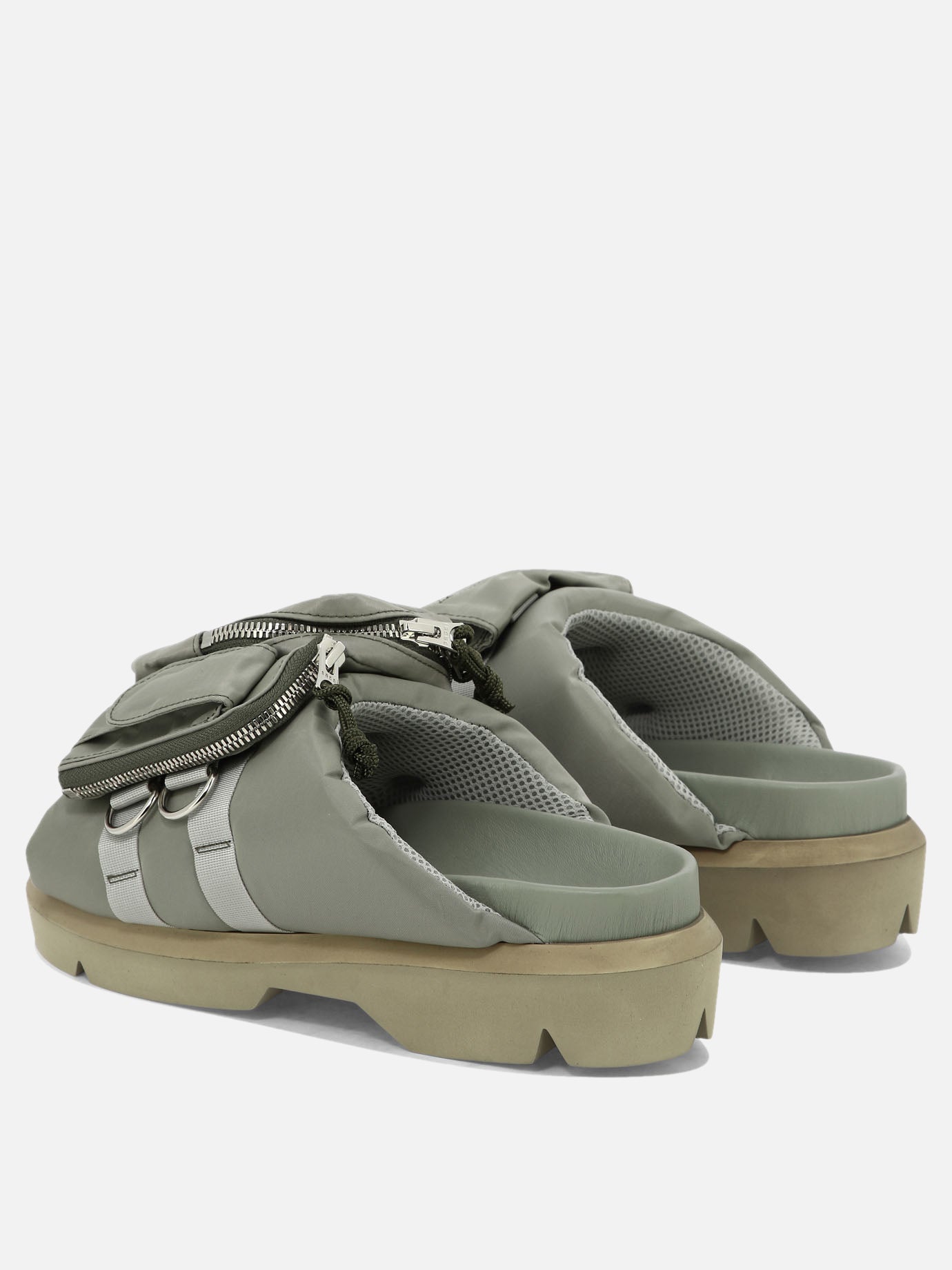 Casual sandals 100% nylon - 100% rubber  Green - Sacai Men | PDP | VIETTI Online Store | Zoom-Modal_4
