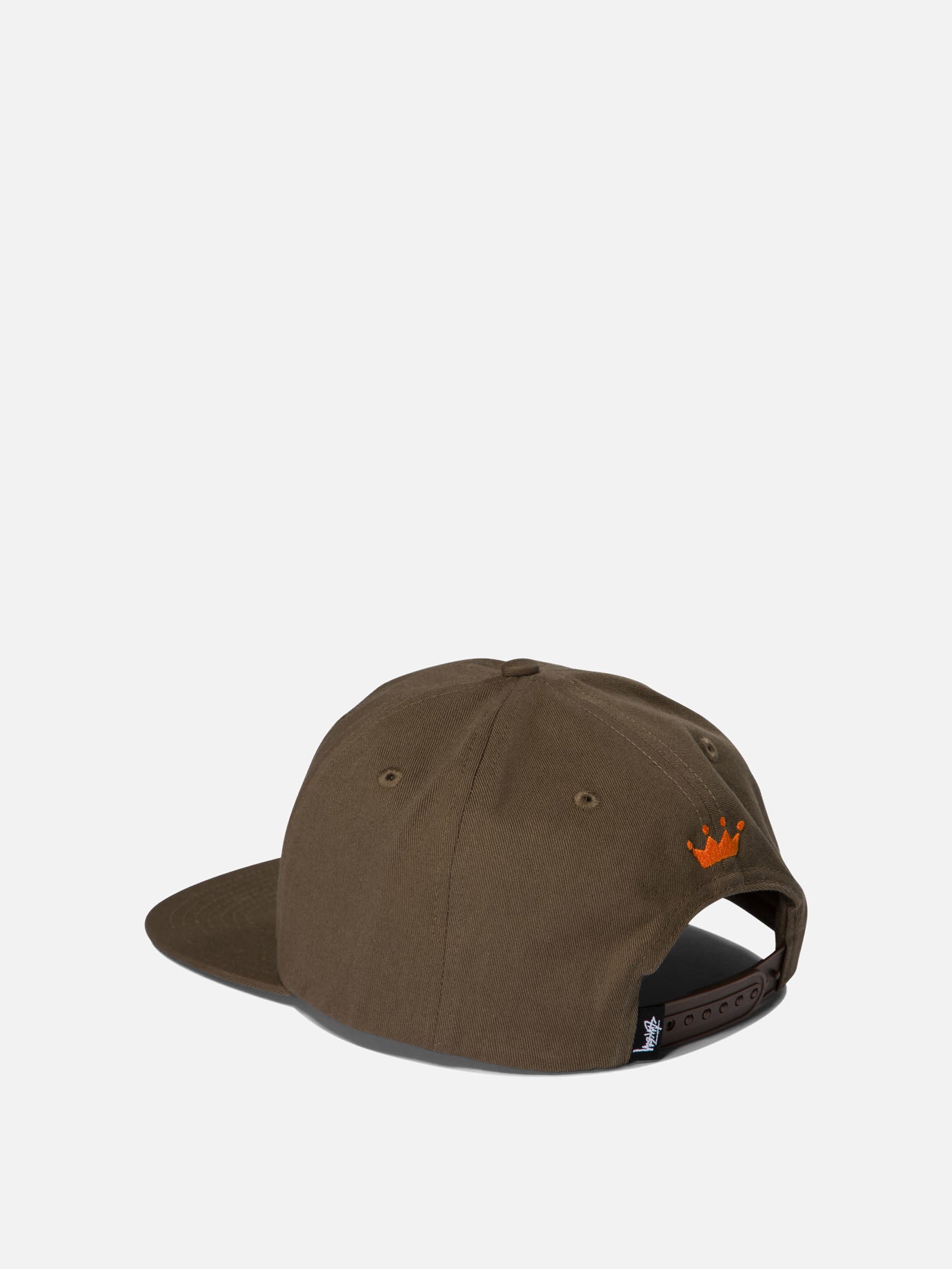 Stüssy "Mid-depth Sport Snapback" cap Brown