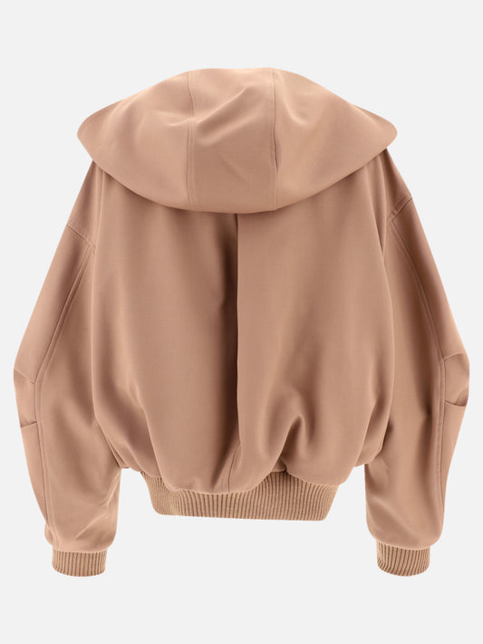 Bomber jackets 100% virgin wool  Beige - The Attico Women | PLP | VIETTI Online Store | 2
