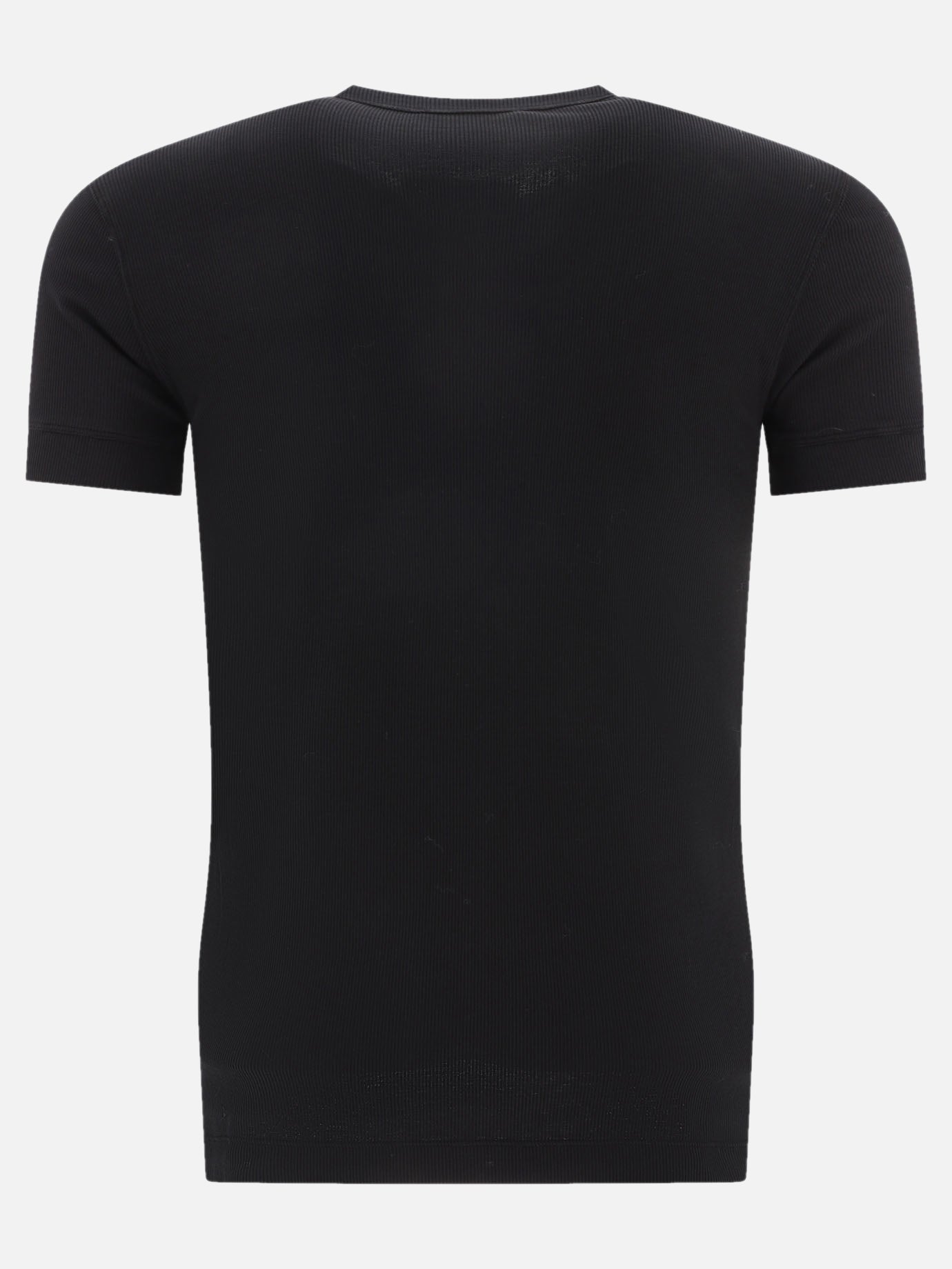 Henley t-shirts 64% lyocell 32% cotton 4% elastane  Black - Tom Ford Men | PDP | VIETTI Online Store | Zoom-Modal_2
