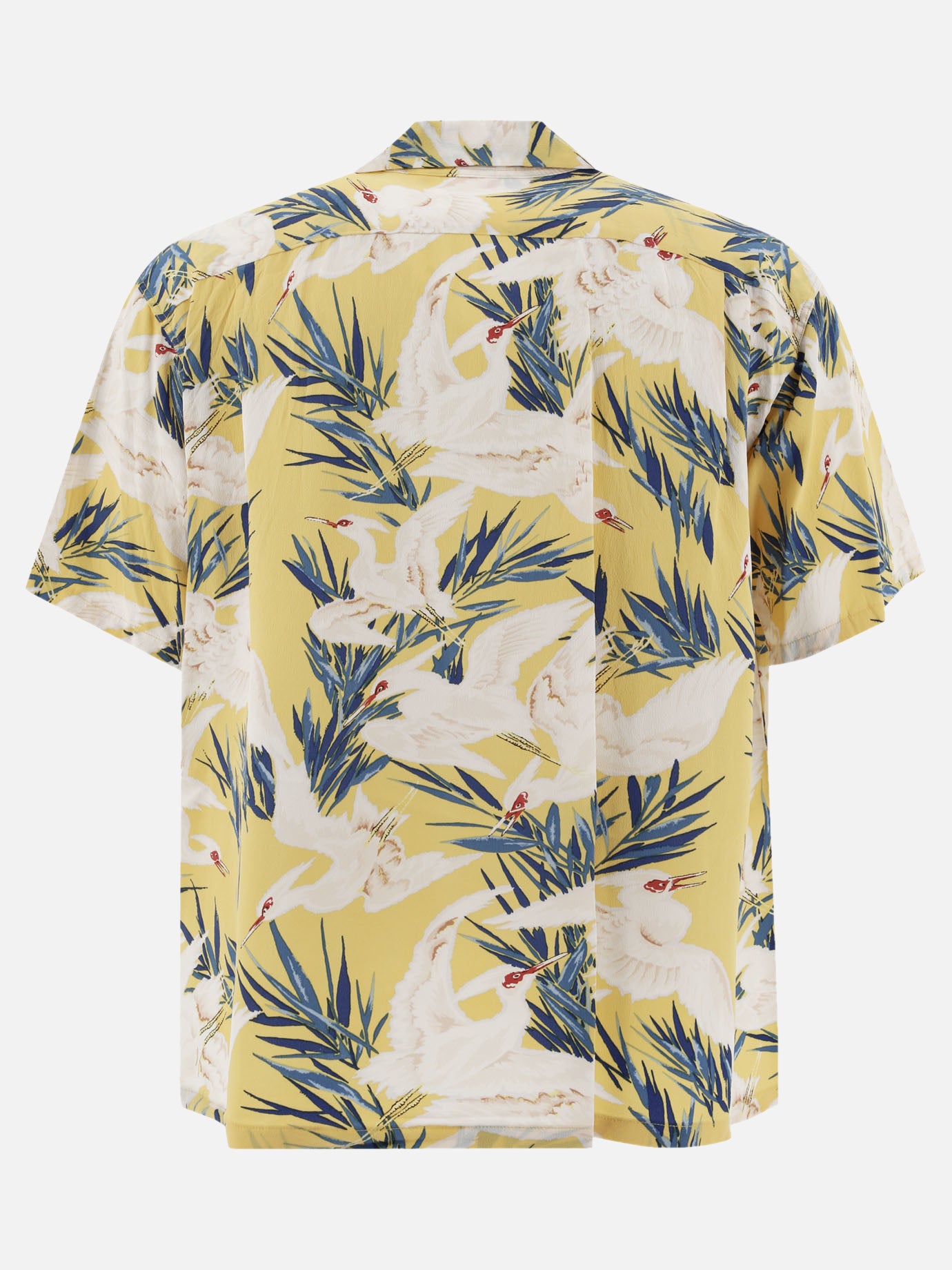 Sun Surf "White Egret" shirt Yellow