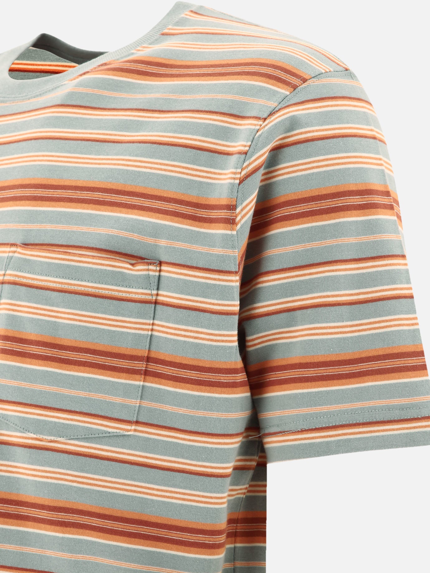 T-shirt "Multi Stripe Pocket"