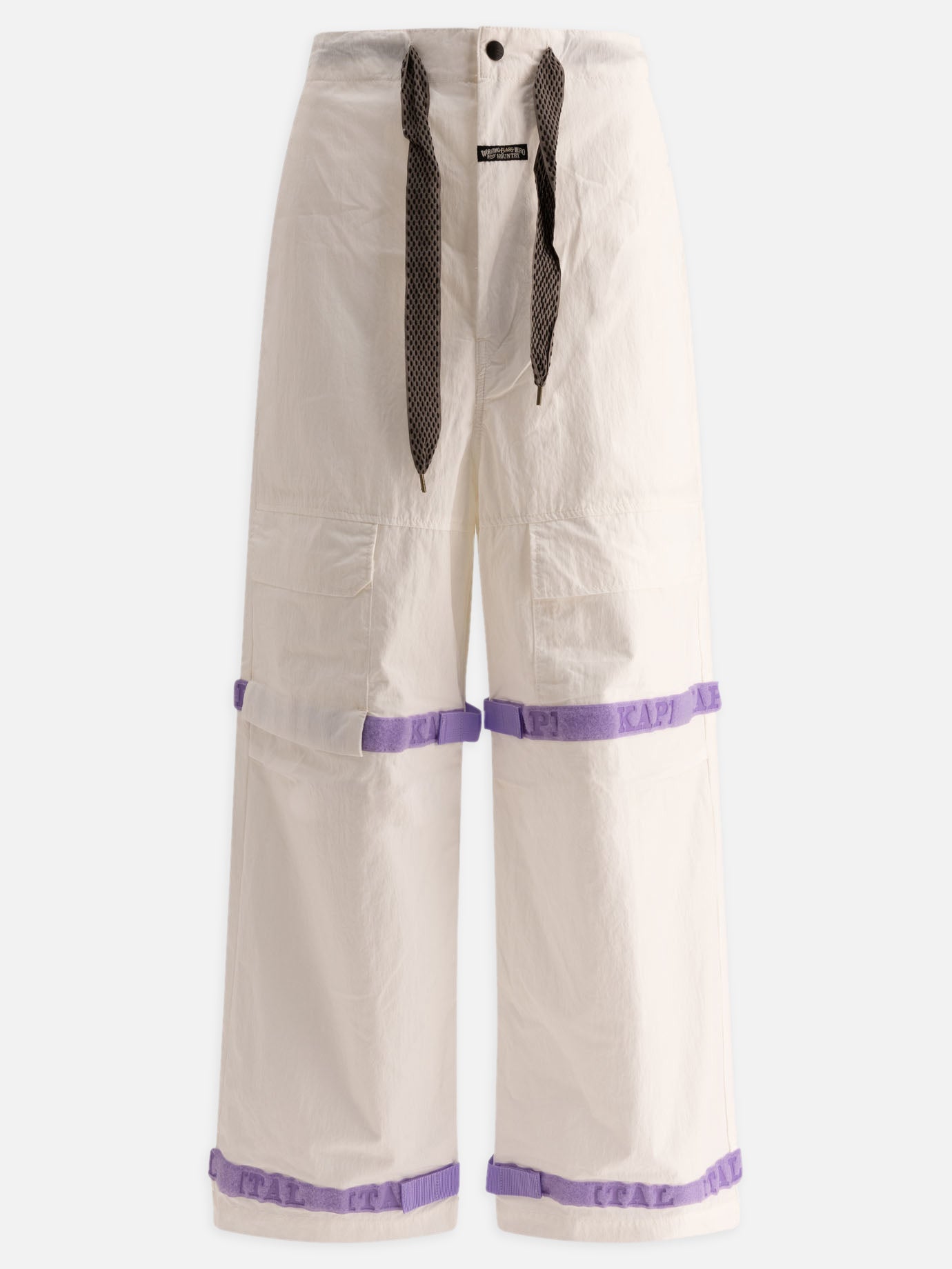 KAPITAL "Ripstop Nouvelle Shuttle" trousers White