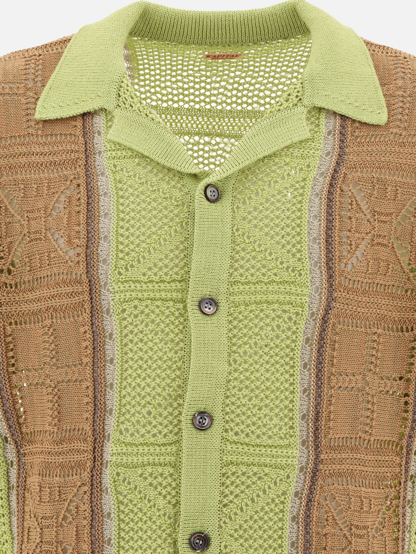 Camicia "7G Crochet Knit Tennessee Aloha Polo"