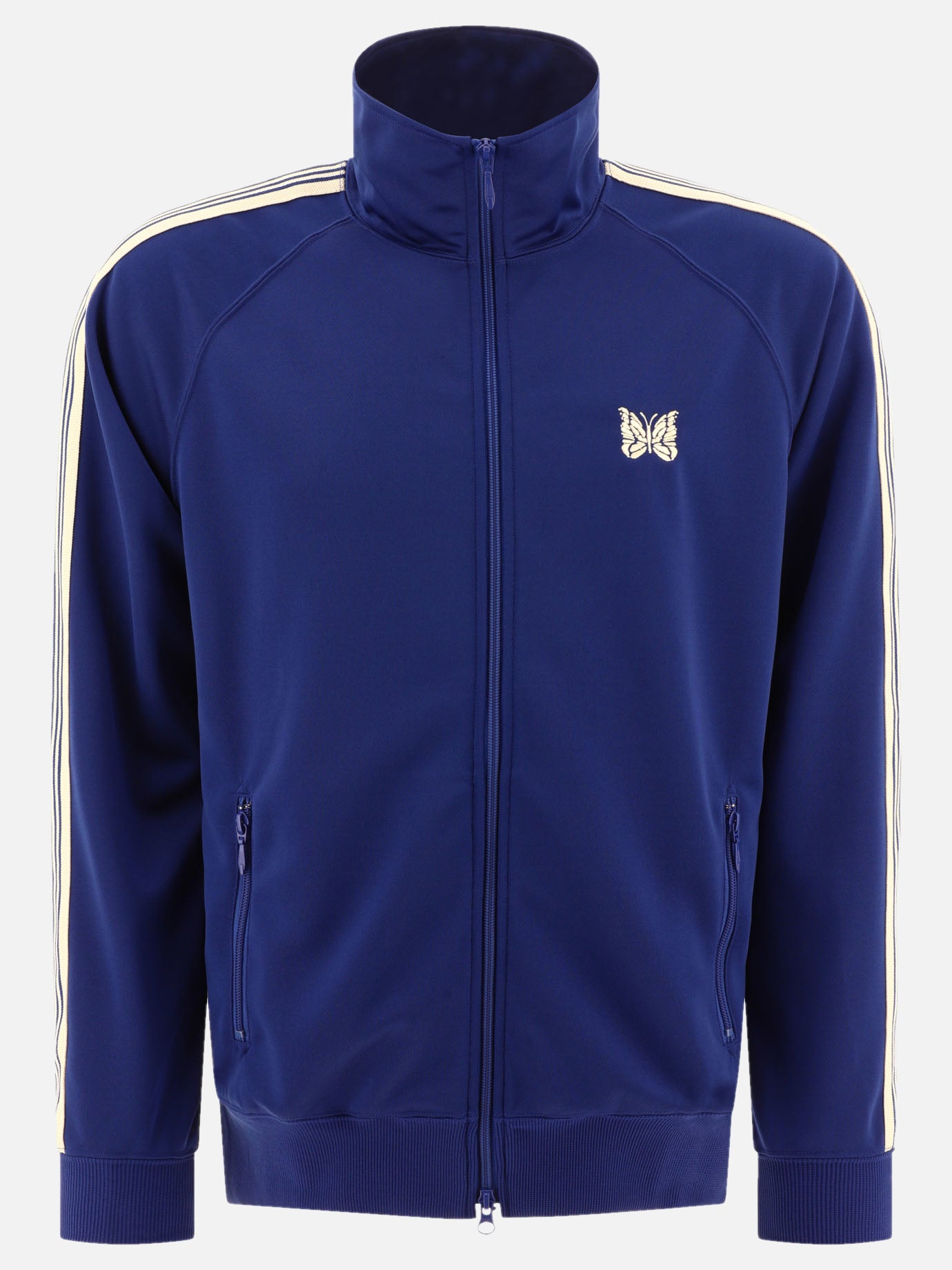 Needles "Track" zippered sweatshirt Blue