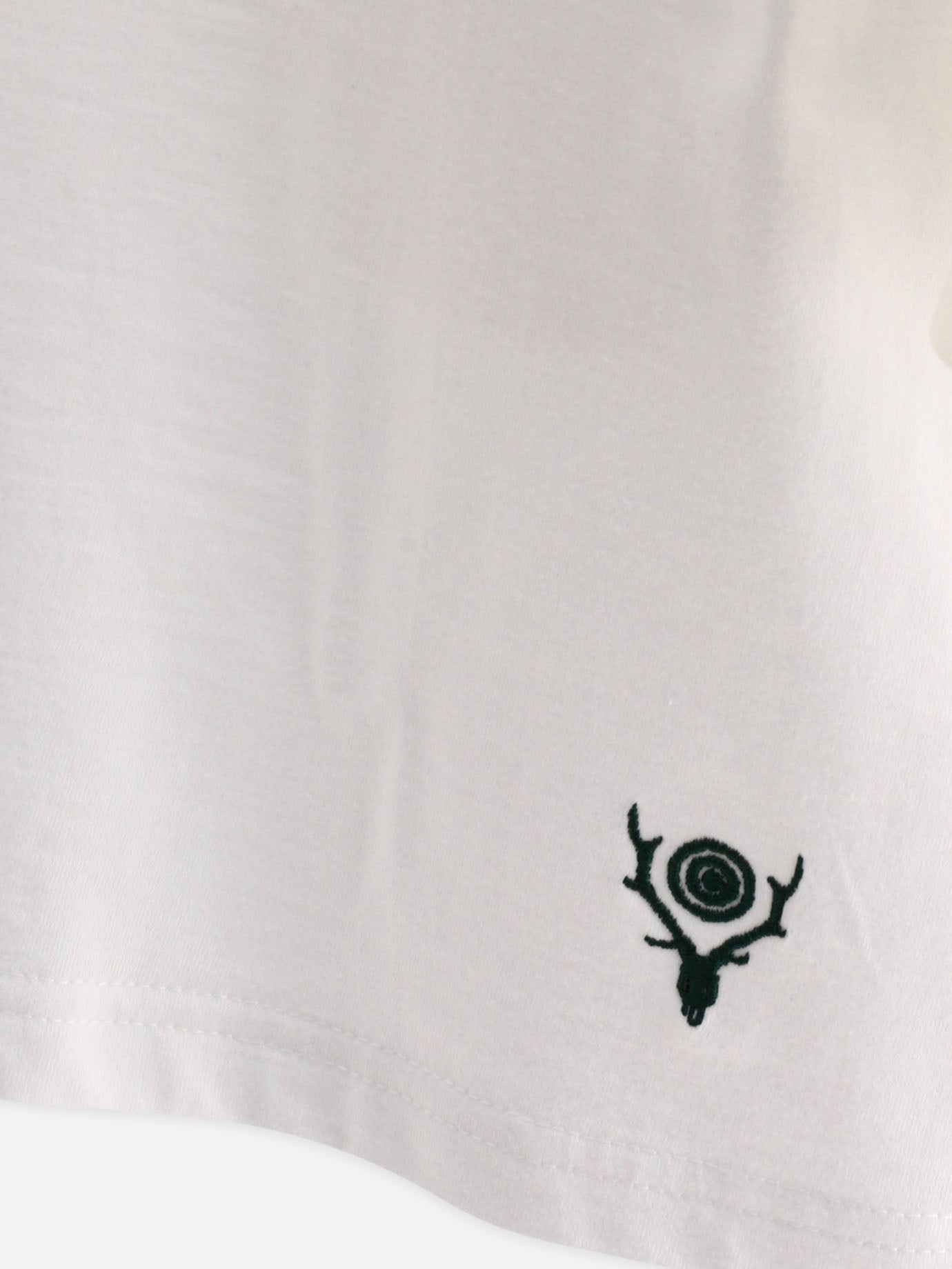 South2 West8 Embroidered t-shirt White - Men | VIETTI Online South2 West8 Embroidered t-shirt White - Men | VIETTI Online