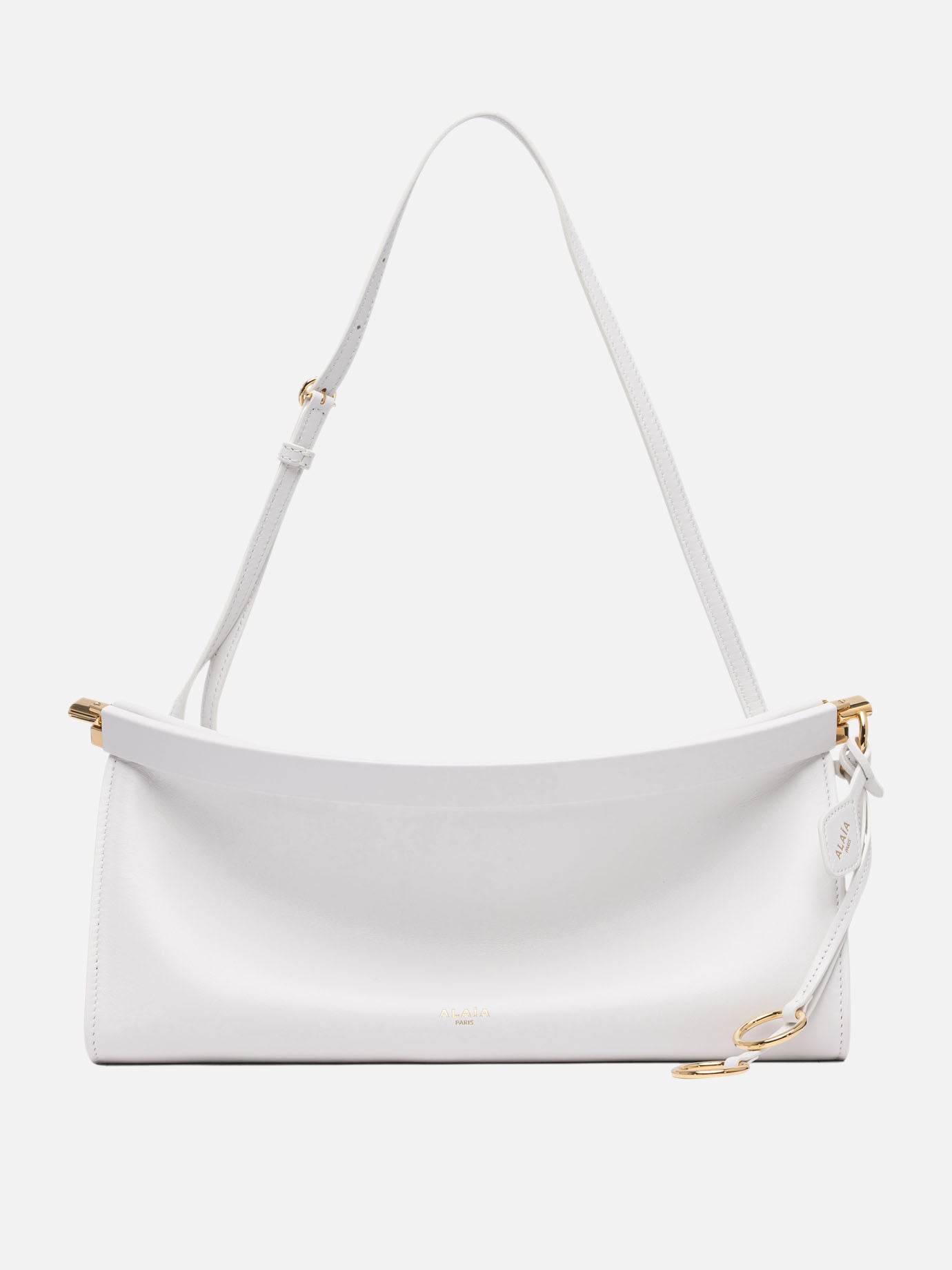 Alaïa "Le Click East West" shoulder bag White
