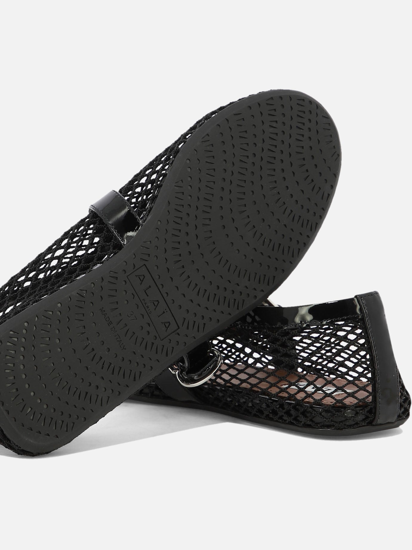 Alaïa Ballerine in rete 10066268_37 Black thumbnail_5