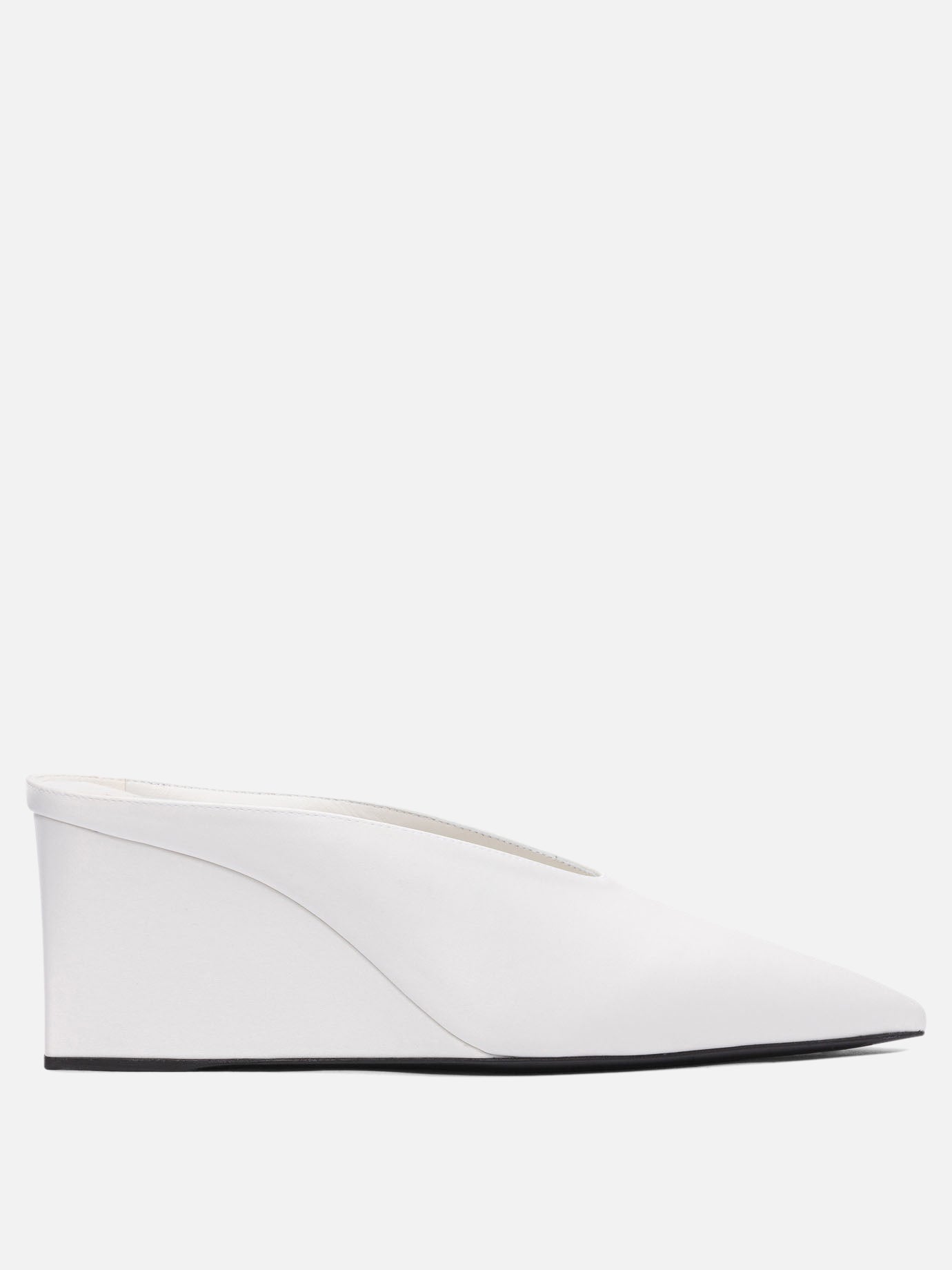 Alaïa Mule con zeppa 75 mm 10852733_37 White thumbnail_1