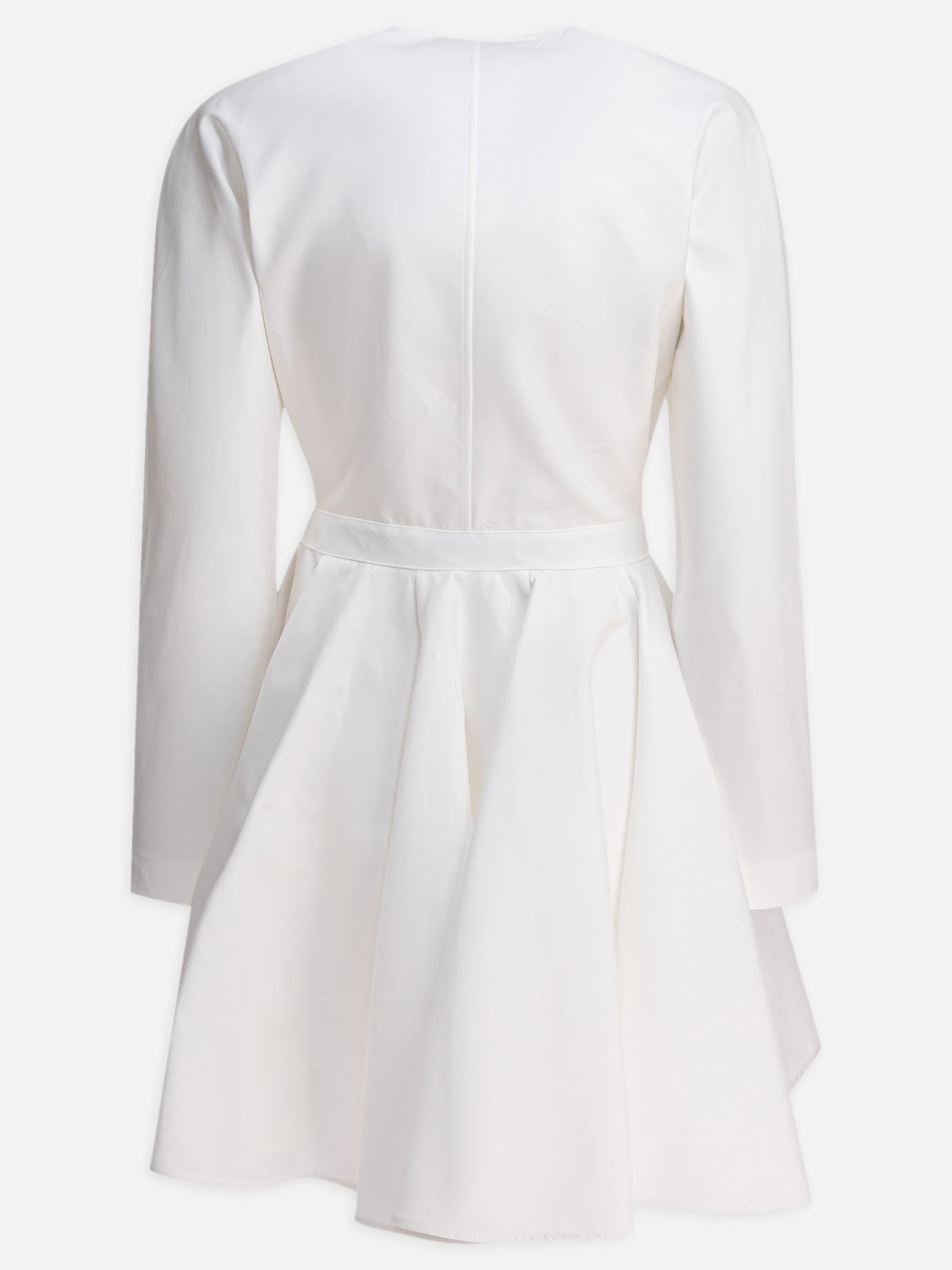 Alaïa Abito corto asimmetrico 11656783_38 White thumbnail_2