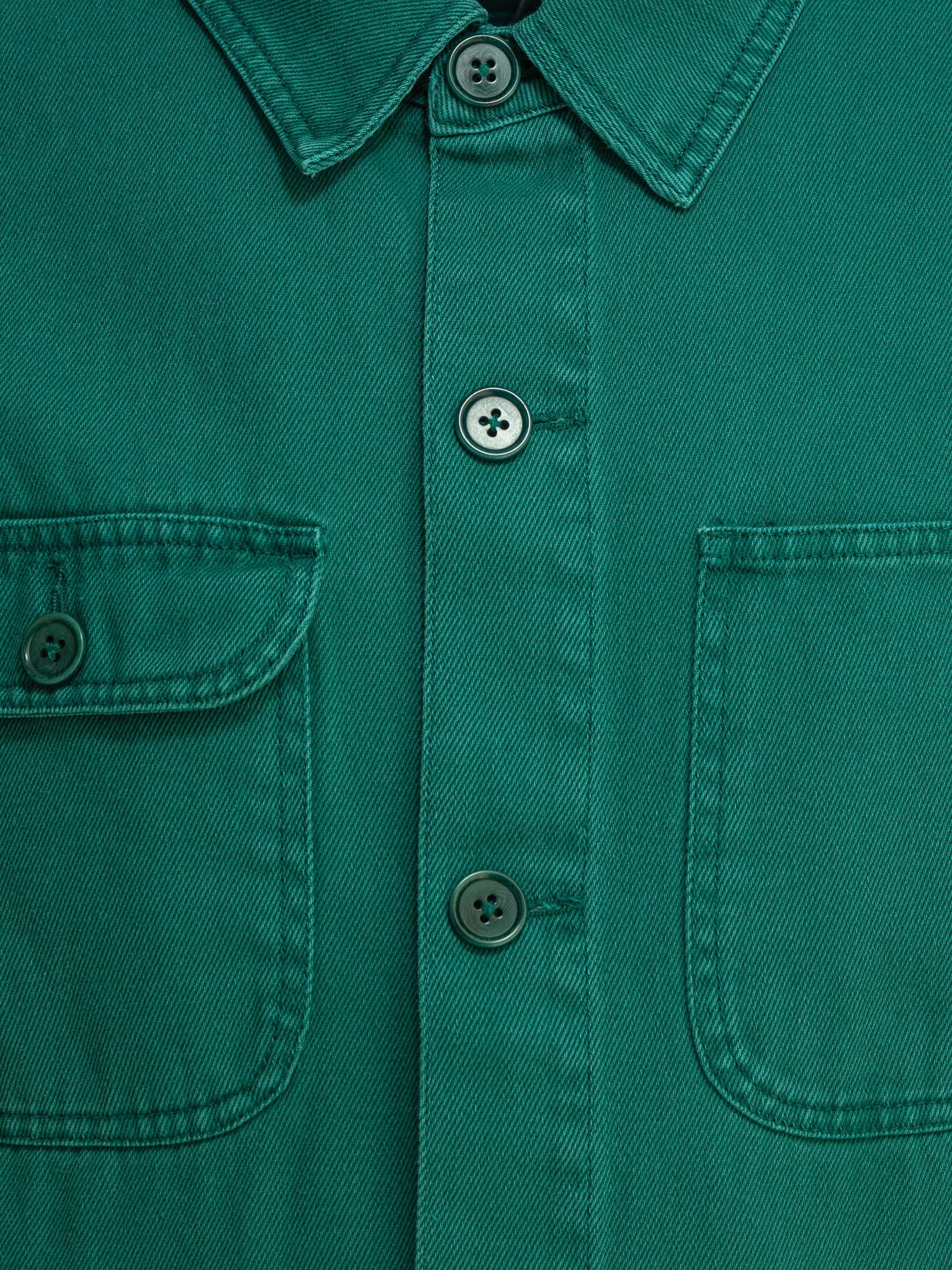 Alex Mill Giacca overshirt da lavoro 19795452_S Green thumbnail_3