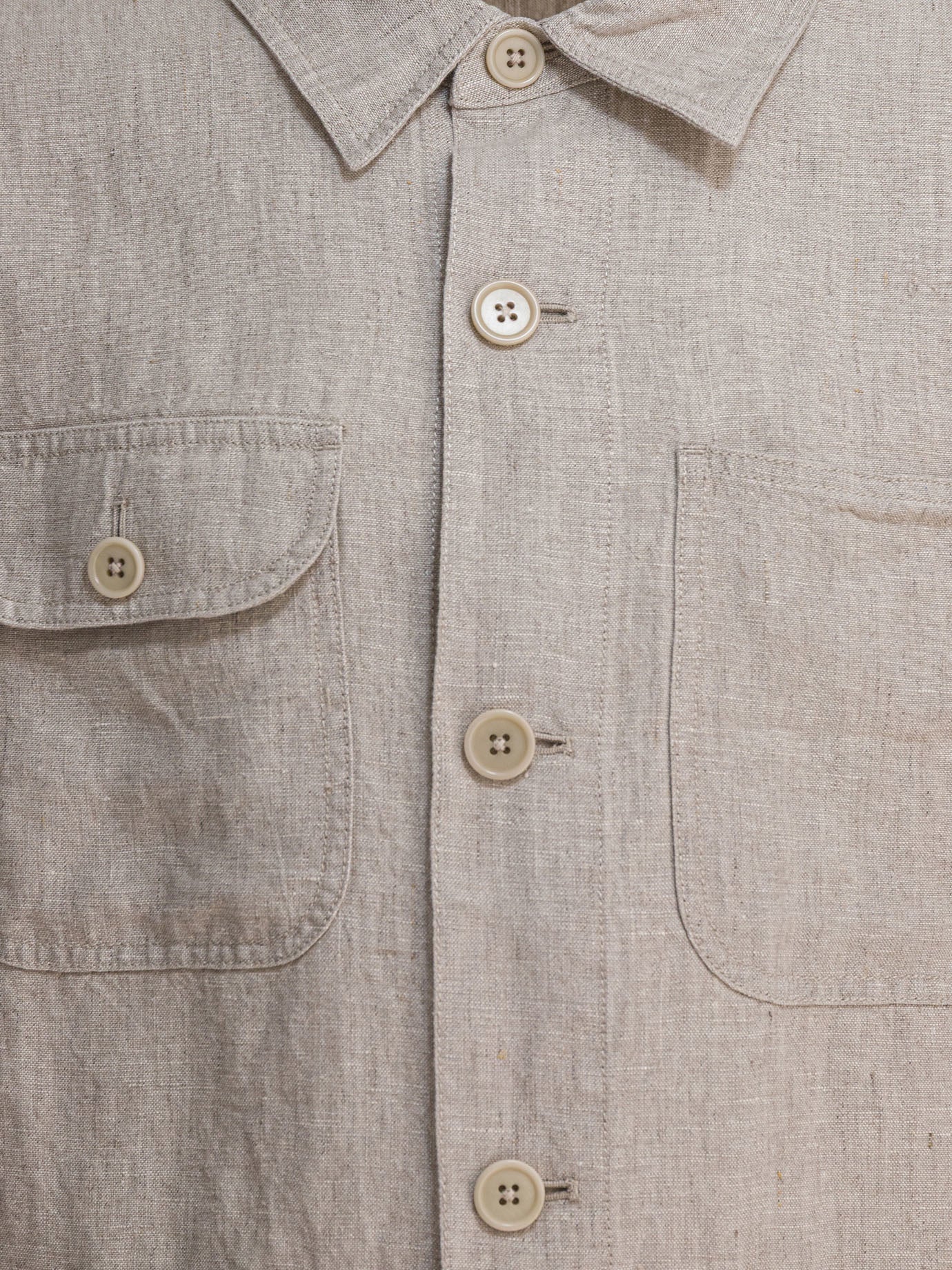 Alex Mill Linen work jacket 15663449_S Beige thumbnail_3