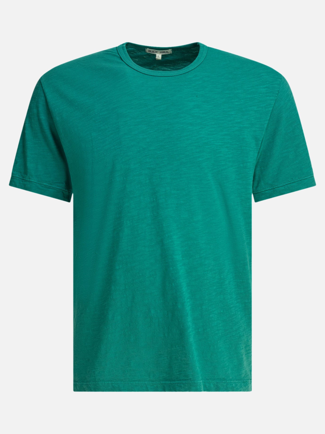 T-shirt girocollo Solid colour  Verde - Alex Mill Uomo | PDP | VIETTI Online Store | thumbnail