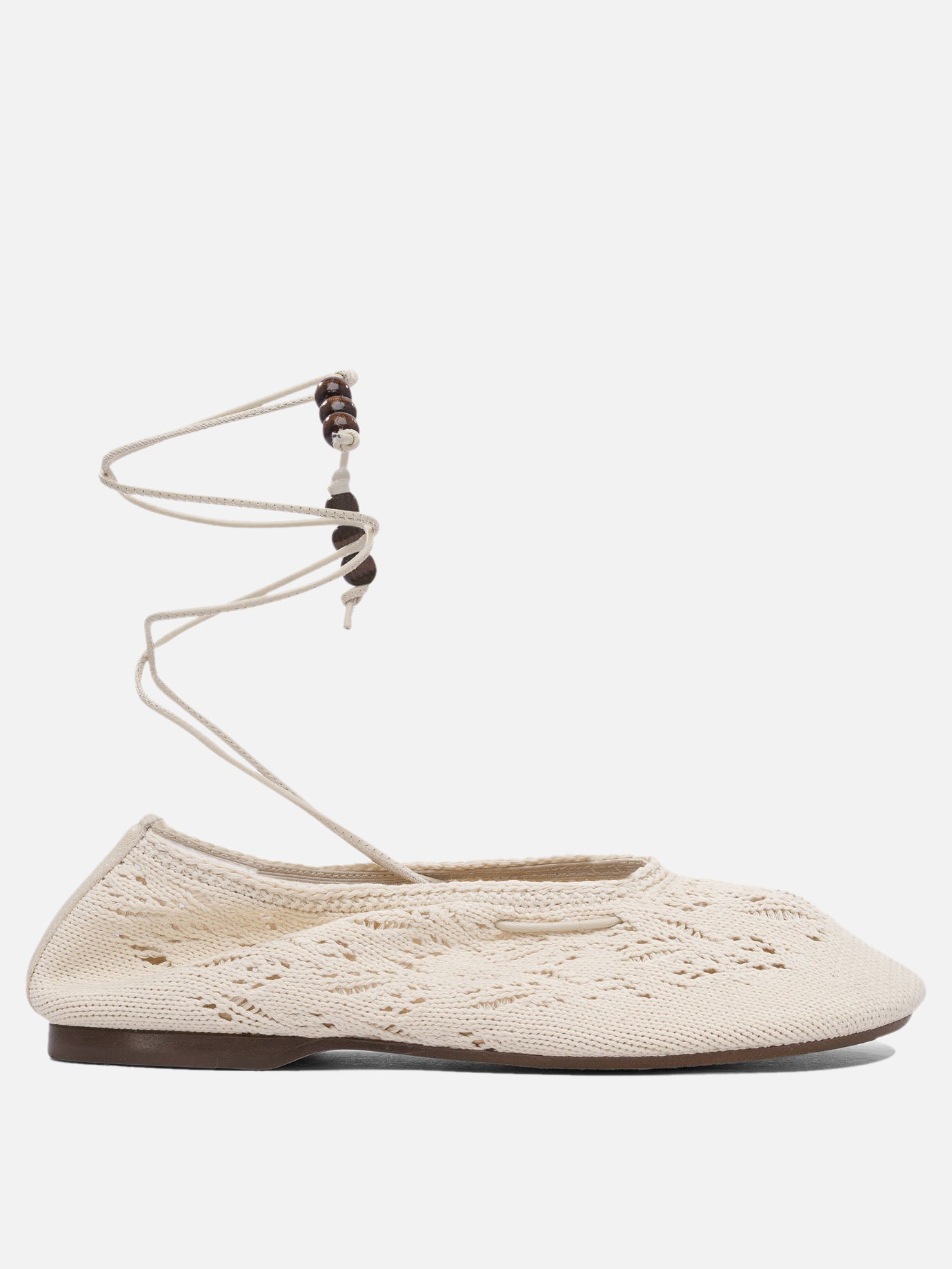 Ballerine classiche 50% relycled cotton 50% recycled polyester - 100% neolite  Beige - Alohas Donna | PDP | VIETTI Online Store | thumbnail