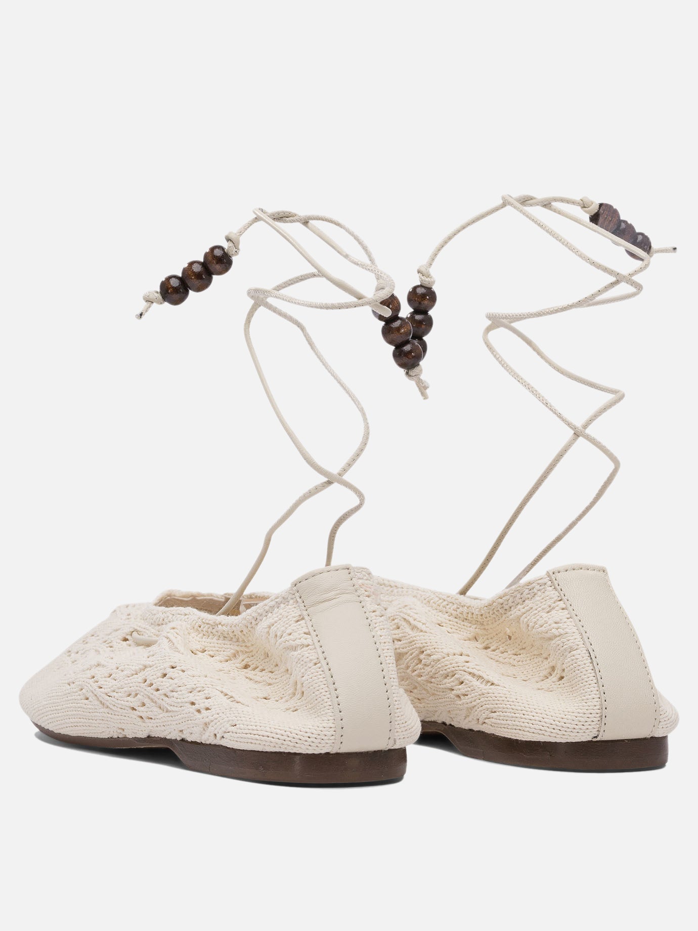 Ballerine classiche 50% relycled cotton 50% recycled polyester - 100% neolite  Beige - Alohas Donna | PDP | VIETTI Online Store | Zoom-Modal_4
