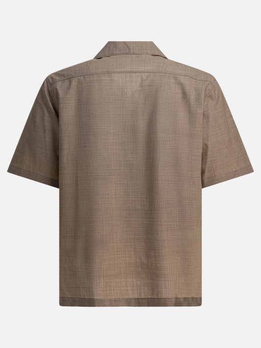 Camicie casual Solid colour  Beige - Auralee Uomo | VIETTI Online Store | 2
