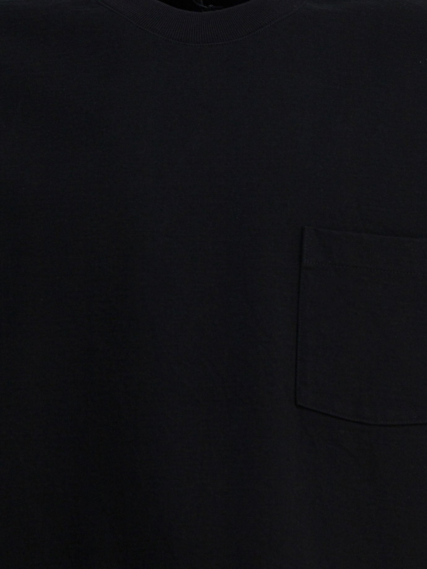 T-shirt girocollo Solid colour  Nero - Auralee Uomo | PDP | VIETTI Online Store | thumbnail_3
