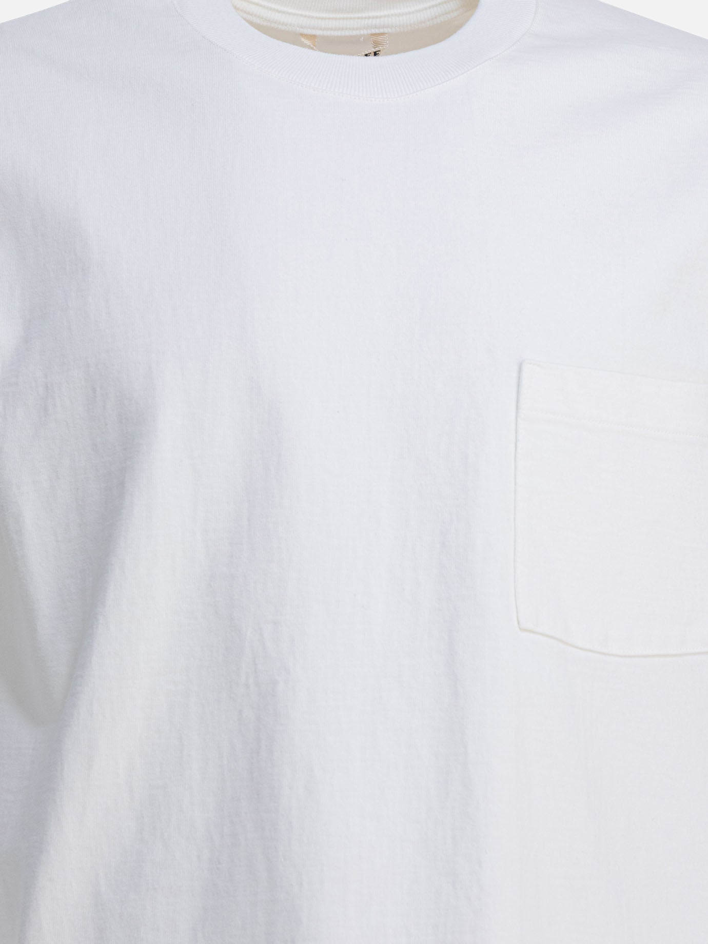 Crewneck t-shirts Solid colour  White - Auralee Men | PDP | VIETTI Online Store | thumbnail_3