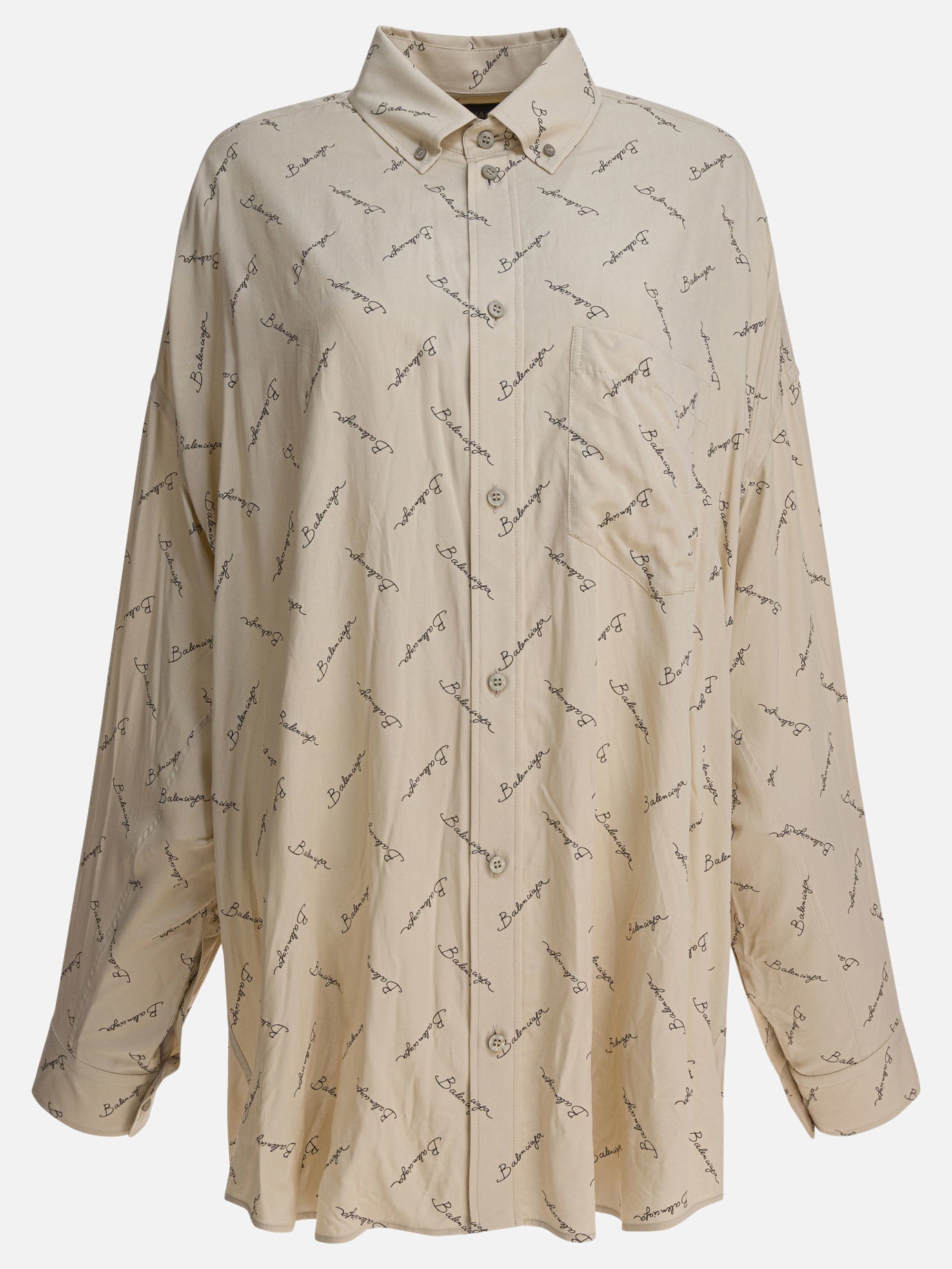 Casual shirts Logo  Beige - Balenciaga Women | PDP | VIETTI Online Store | Zoom-Modal
