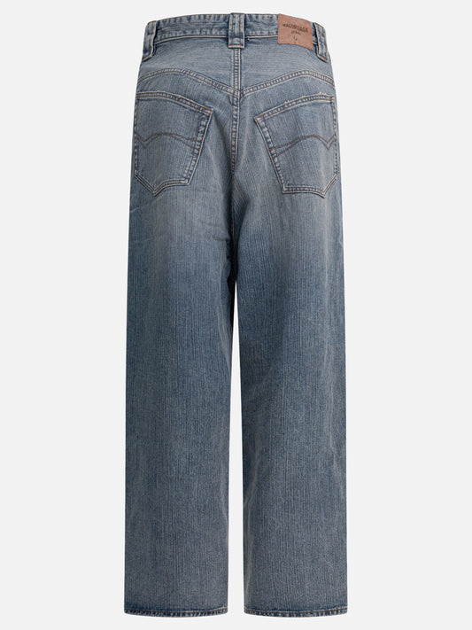 Wide-leg jeans Denim  Blue - Balenciaga Men | PDP | VIETTI Online Store | 2
