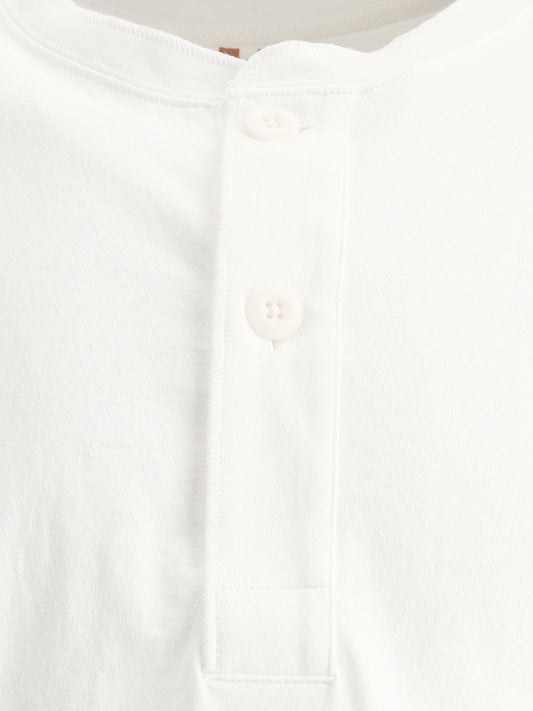 T-shirt serafino Solid colour  Bianco - Beams Plus Uomo | PDP | VIETTI Online Store | 2
