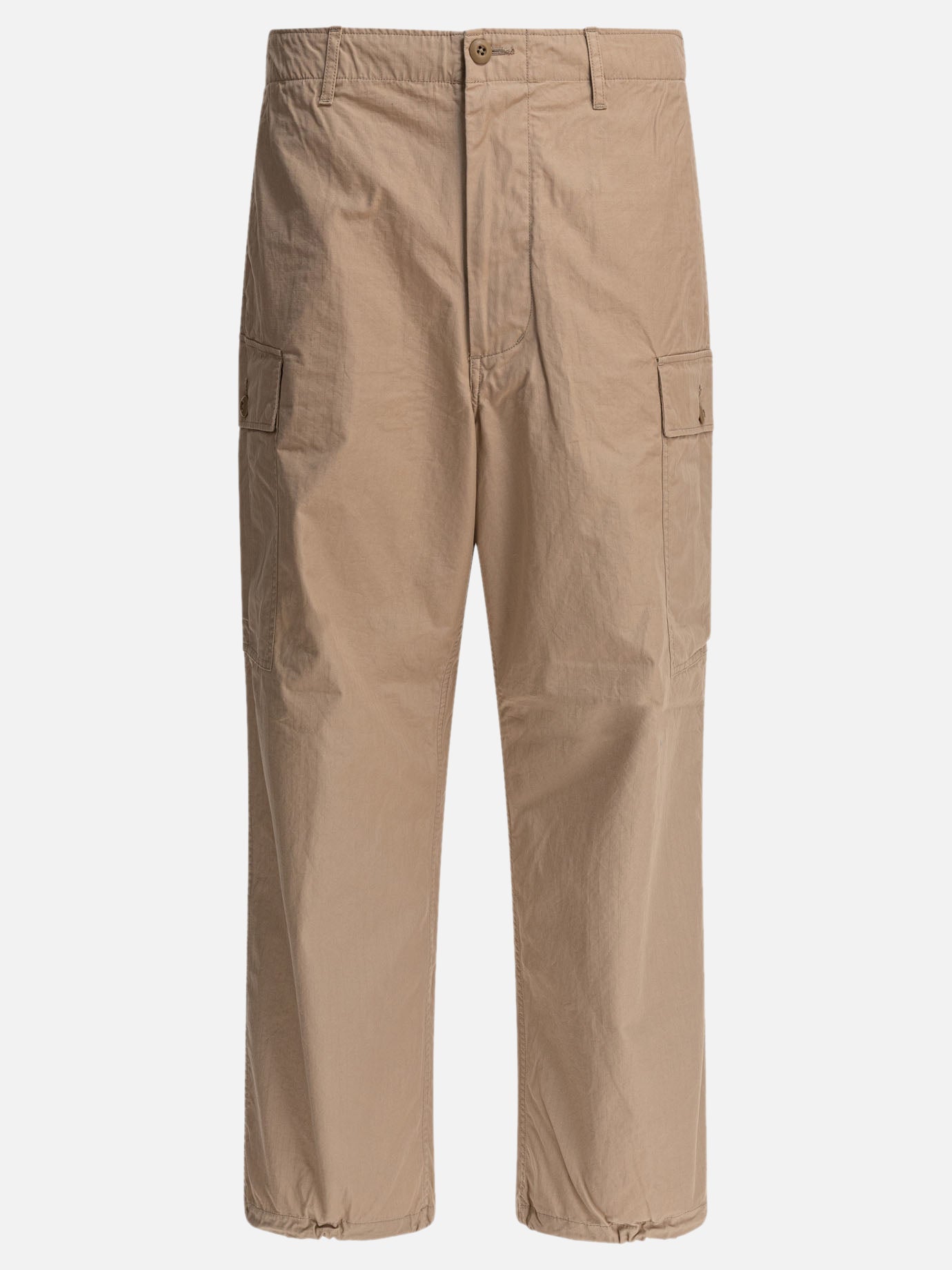 Pantaloni cargo & parachute Solid colour  Beige - Beams Plus Uomo | PDP | VIETTI Online Store | thumbnail