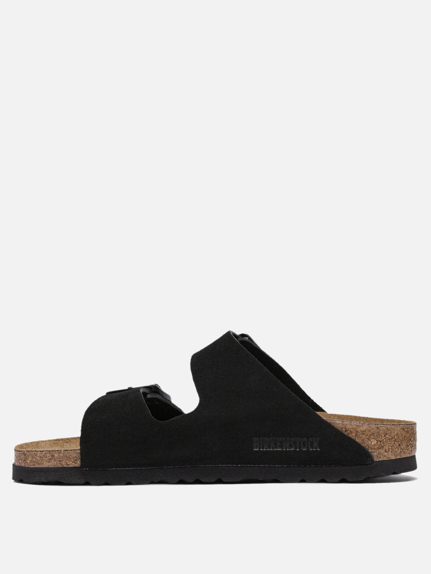 Sandali bassi 100% suede - 100% rubber  Nero - Birkenstock Donna | PDP | VIETTI Online Store | thumbnail_3