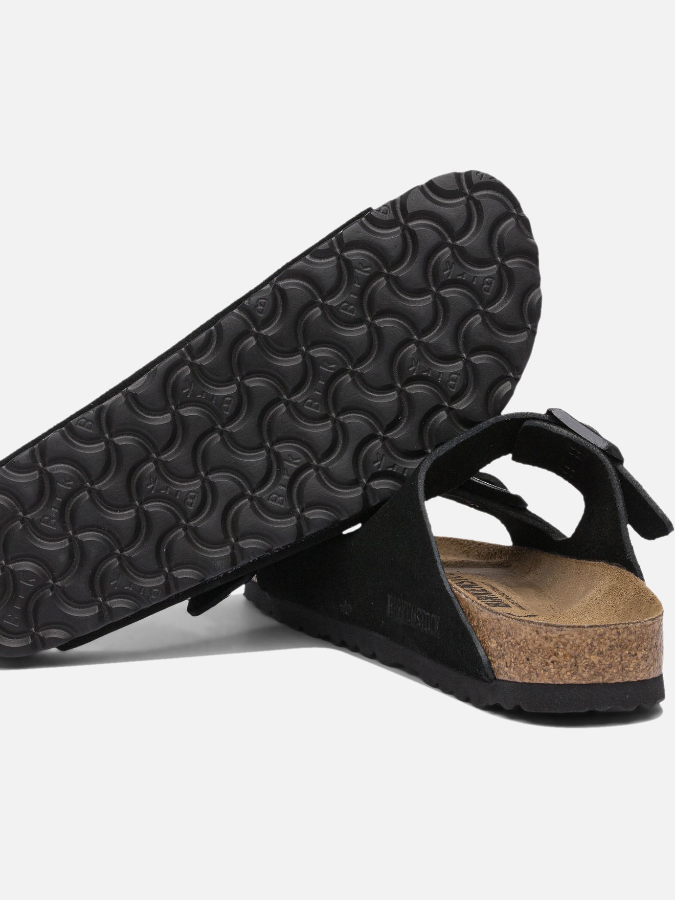 Sandali bassi 100% suede - 100% rubber  Nero - Birkenstock Donna | PDP | VIETTI Online Store | Zoom-Modal_5
