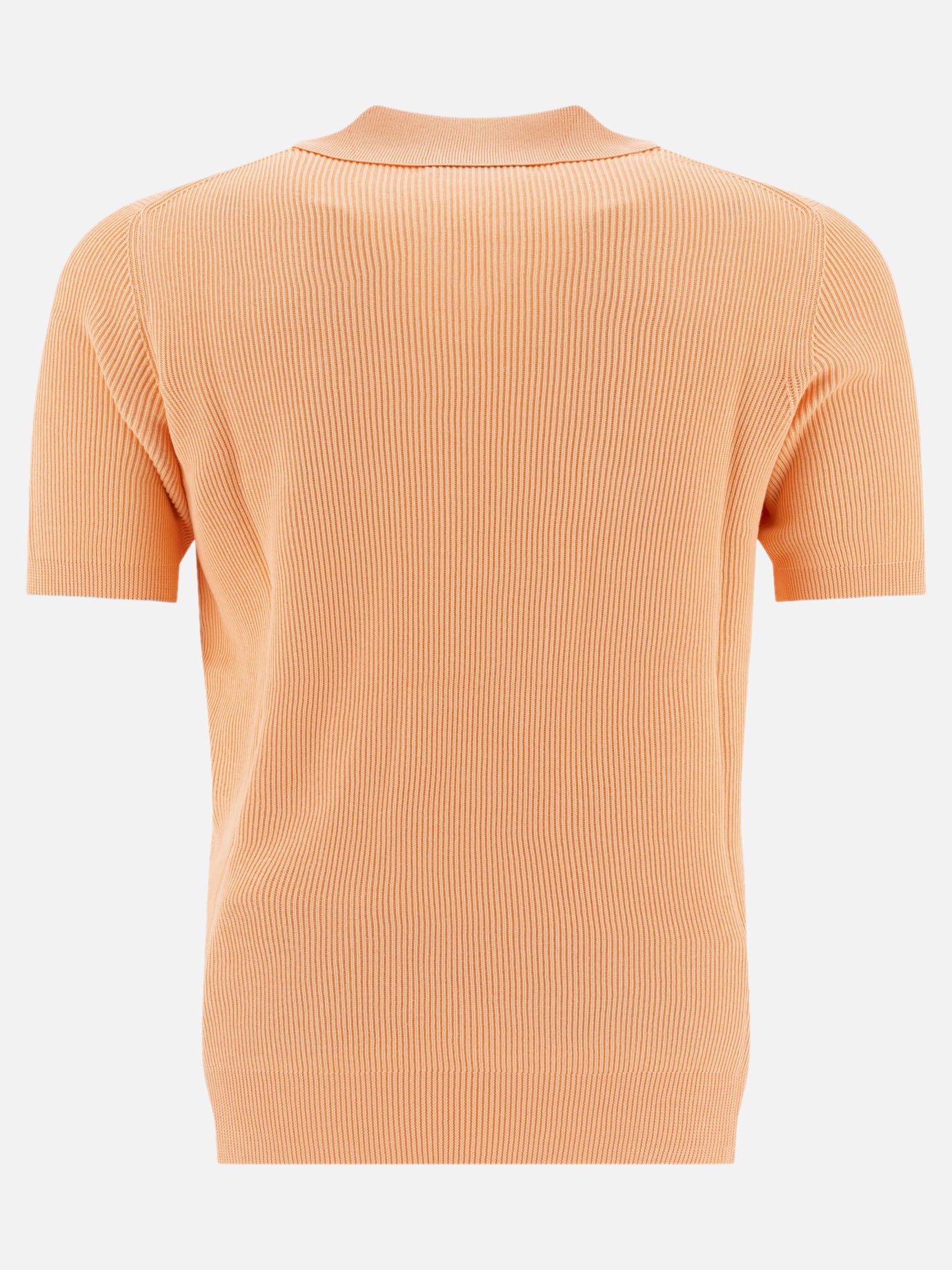 Polo shirts without buttons Solid colour  Orange - Brunello Cucinelli Men | PDP | VIETTI Online Store | Zoom-Modal_2
