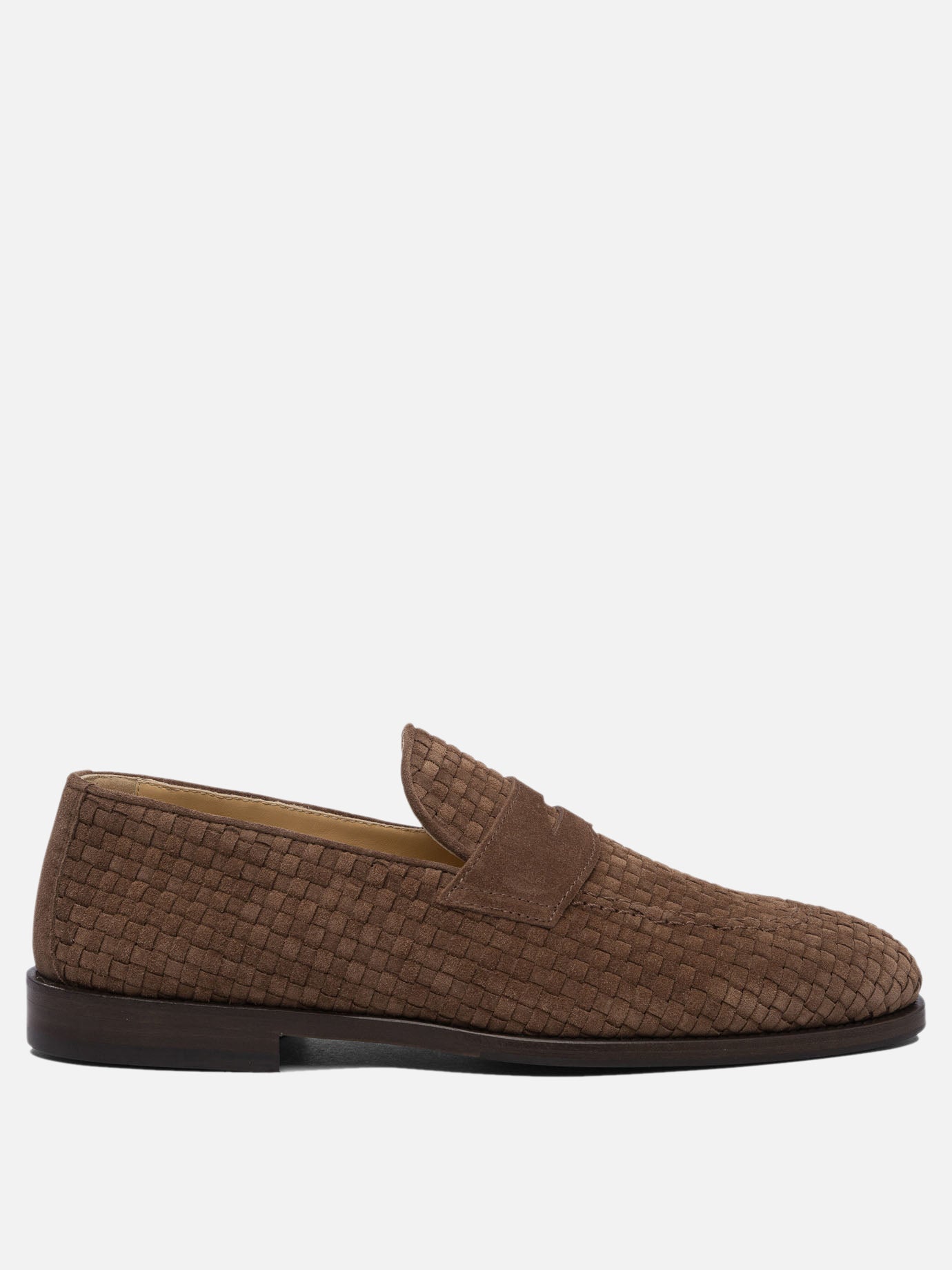 Mocassini 100% leather - 80% rubber 20% leather  Marrone - Brunello Cucinelli Uomo | PDP | VIETTI Online Store | thumbnail