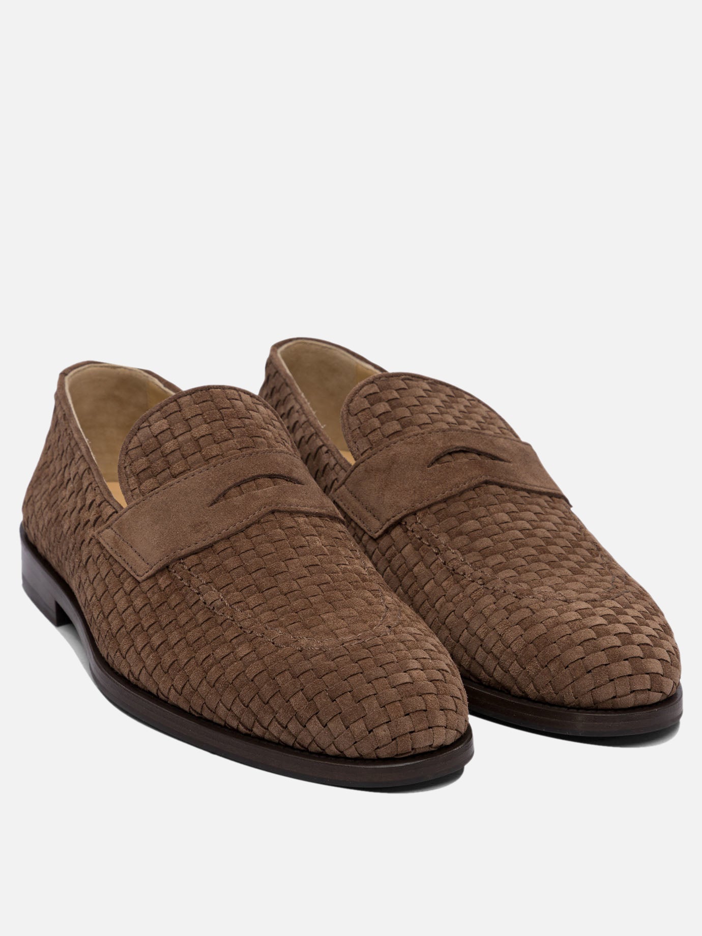 Mocassini 100% leather - 80% rubber 20% leather  Marrone - Brunello Cucinelli Uomo | PDP | VIETTI Online Store | Zoom-Modal_2
